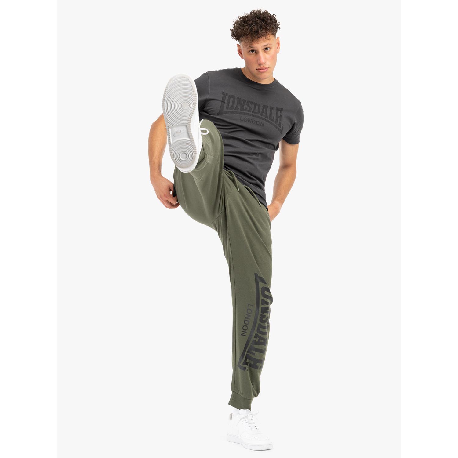 Lonsdale Jogging Pants, Dartford, black