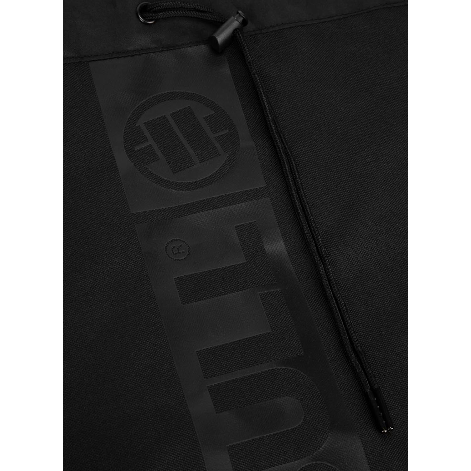 Pit Bull West Coast Gym Sack, Hilltop, schwarz-schwarz