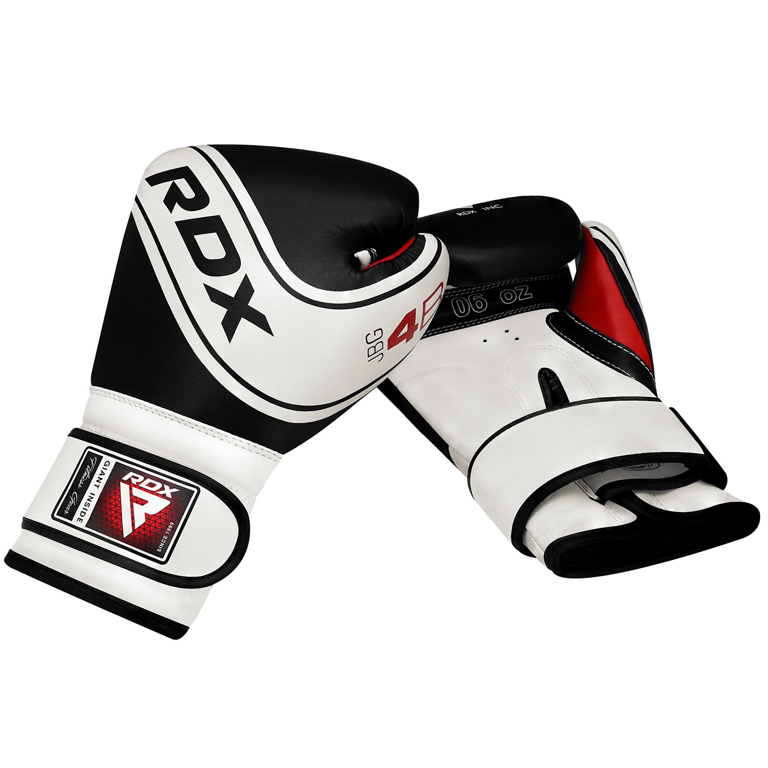 RDX Boxing Gloves, Kinder, 4B, black-white, 4 Oz