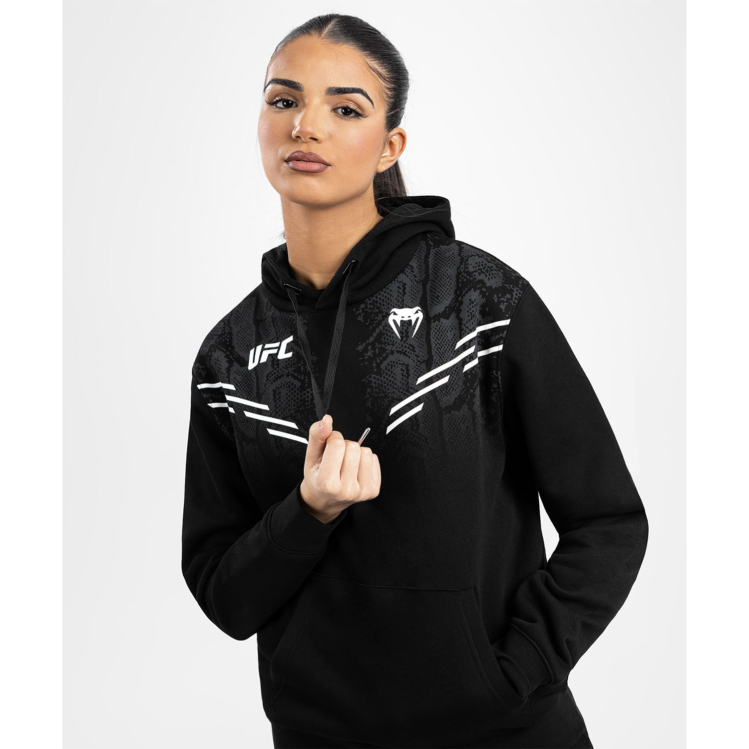 VENUM Hoody, Damen, UFC Replica, Adrenaline, schwarz, S