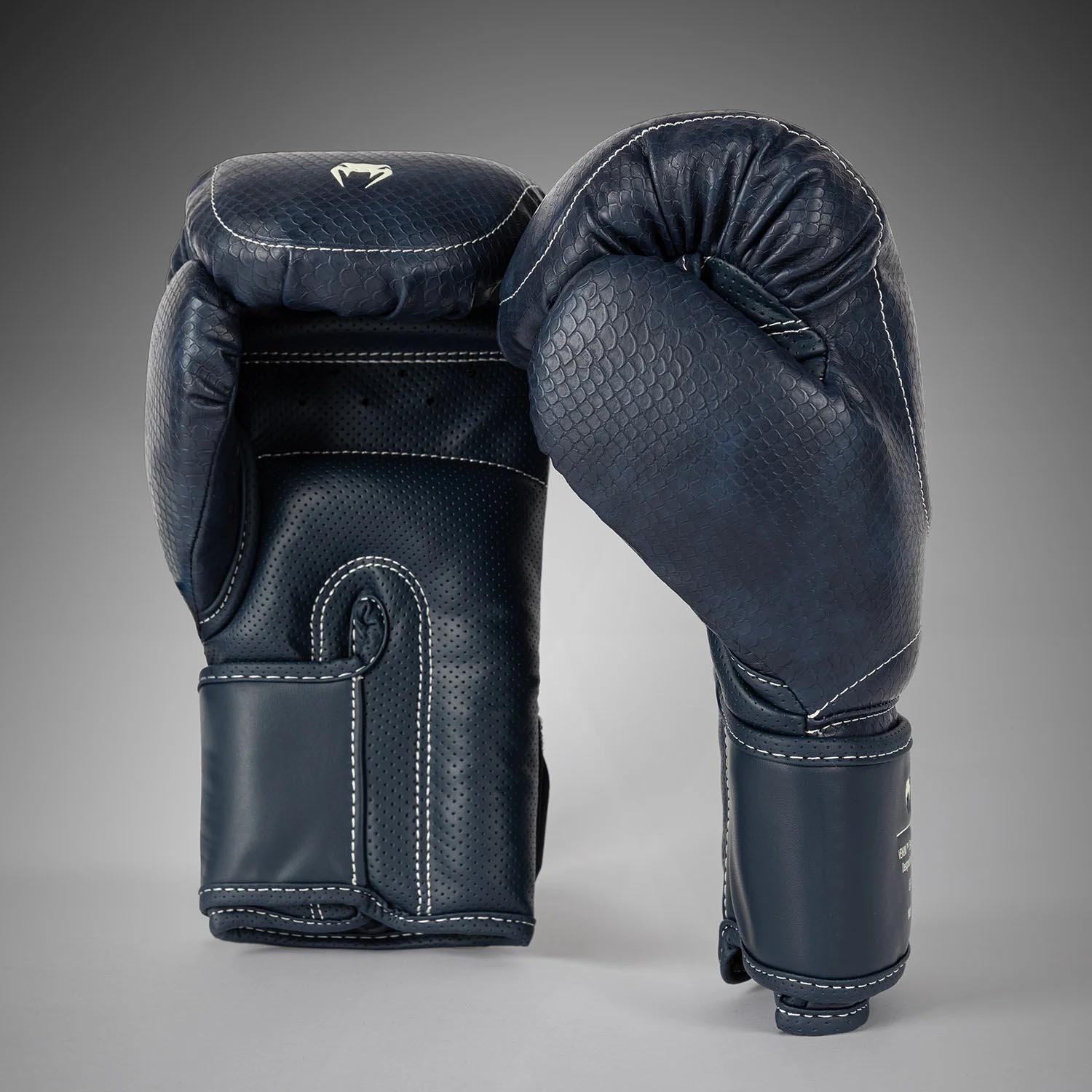 VENUM Boxing Gloves, Impact Evo Scales, dark blue, 16 Oz