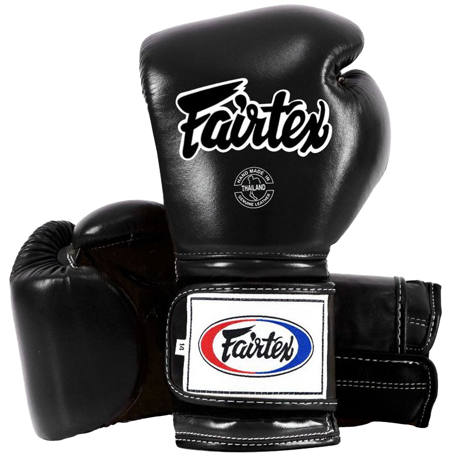 Fairtex Boxing Gloves, BGV9, Mexican Style, black, 14 Oz