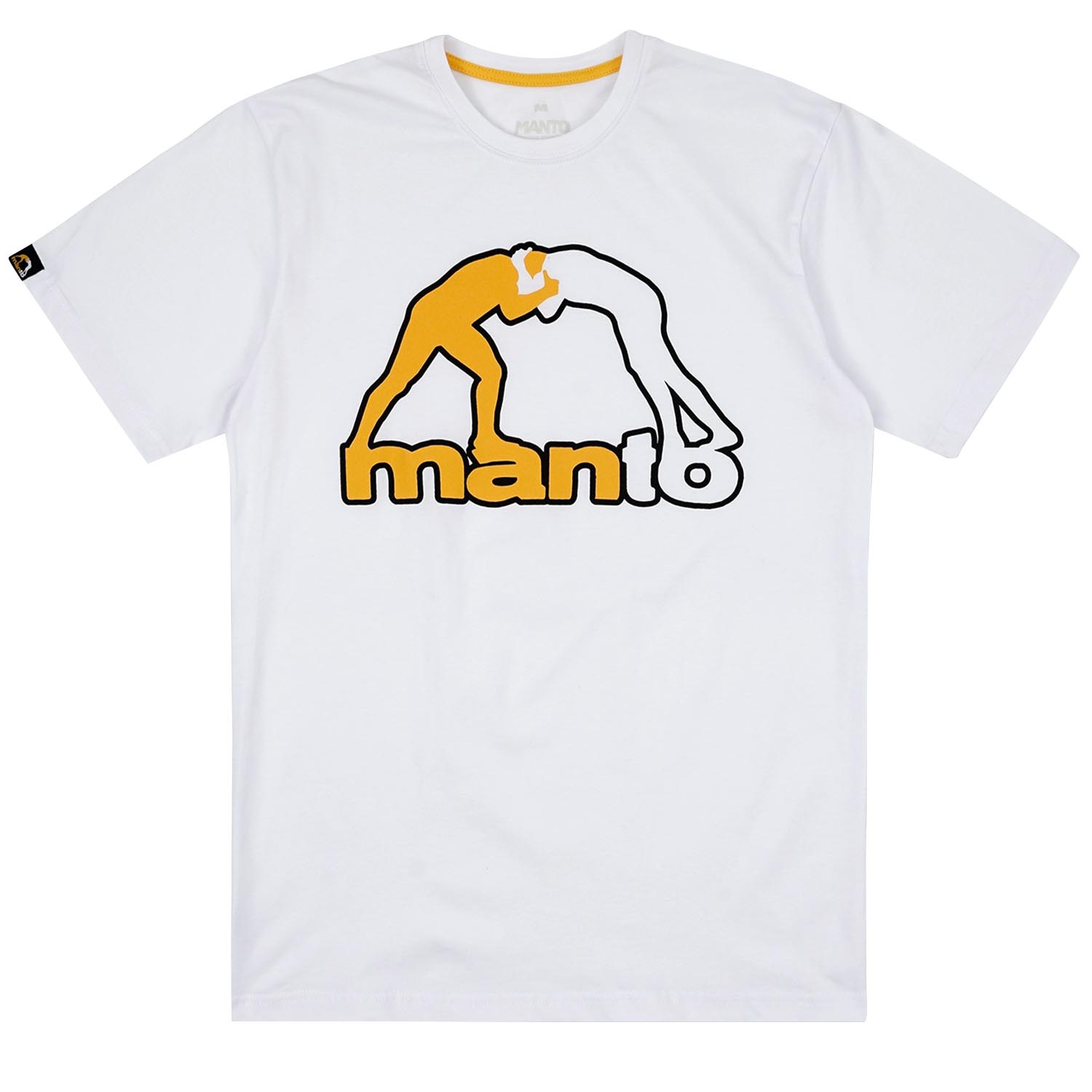 MANTO T-Shirt, Logo, weiß