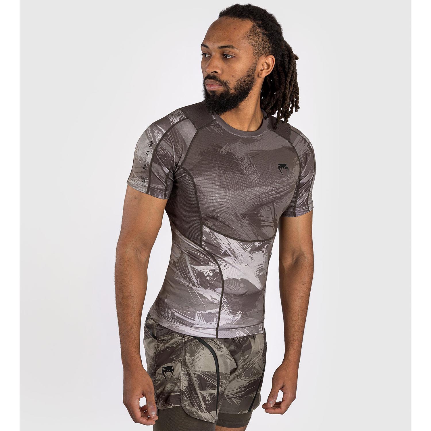 VENUM Rashguard, S/S, Electron 3.0, sand, L