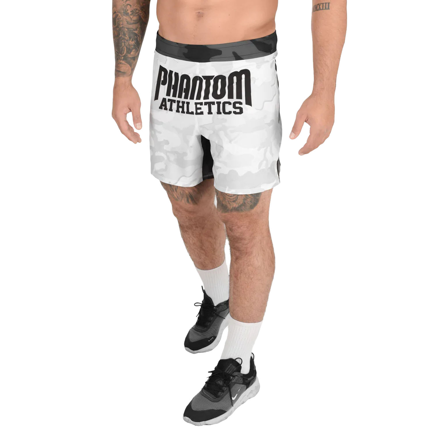 Phantom Athletics MMA Fight Shorts, Flex S, Boxed, weiß, XXL