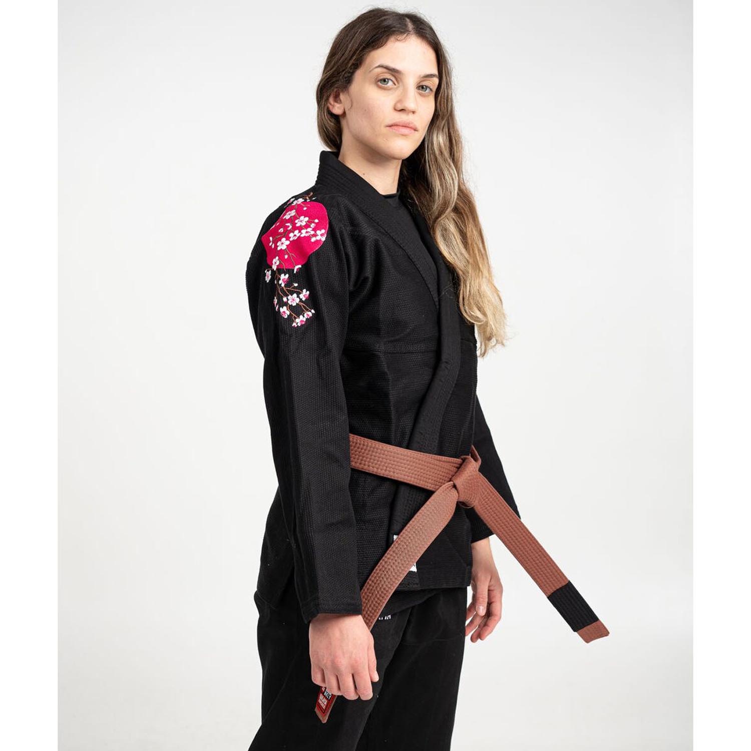 Nakama BJJ GI, Damen, Shirubia, schwarz, F2