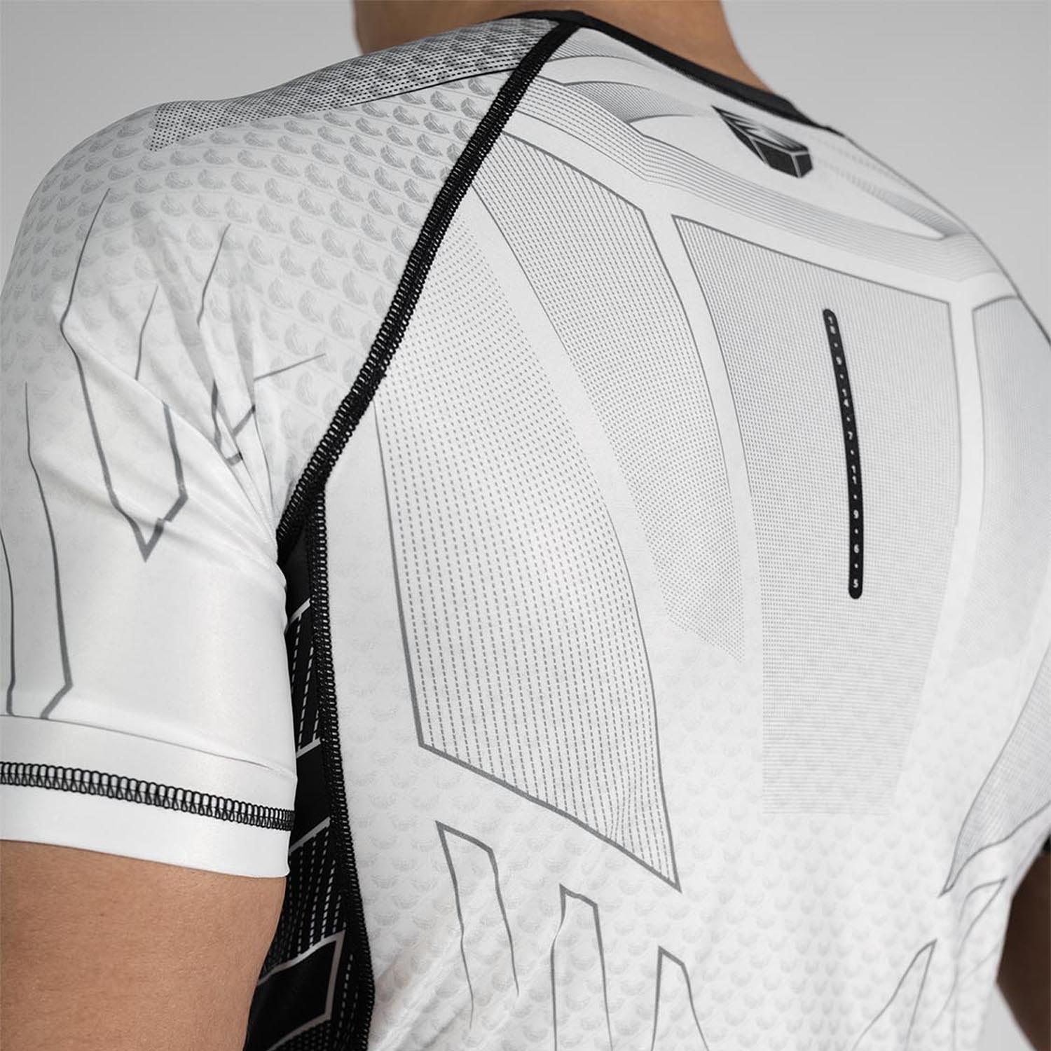 RINGLIFE Rashguard, S/S - Octaring 2.0 weiss-schwarz XXL