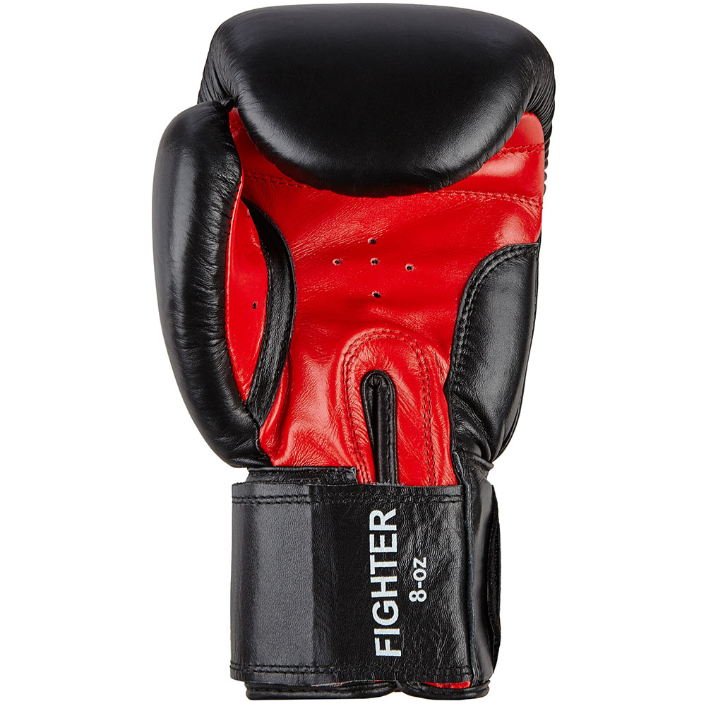 BENLEE Boxhandschuhe, Fighter, schwarz-rot, 12 Oz