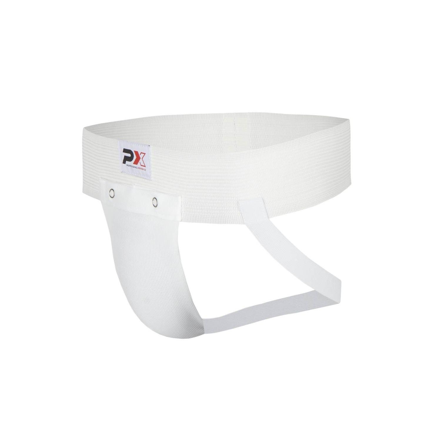 PX Groin Guard Fabric, white, XL
