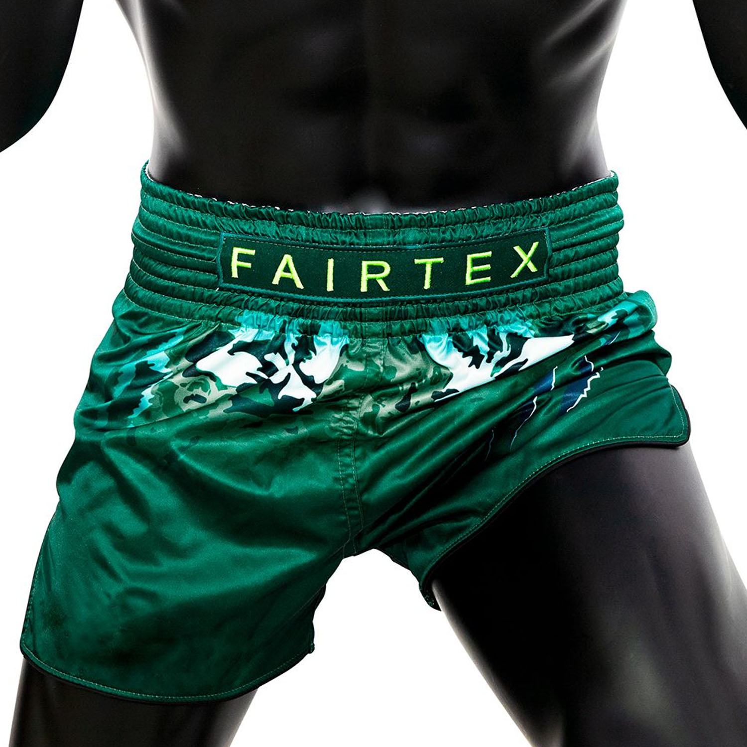 Fairtex Muay Thai Shorts, BS1913, Tonna, green, XL