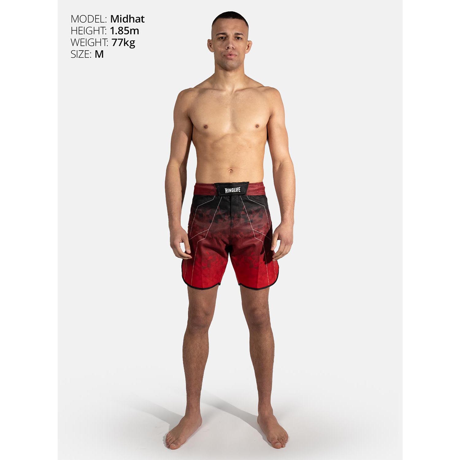 RINGLIFE MMA Shorts - Transition black-red S