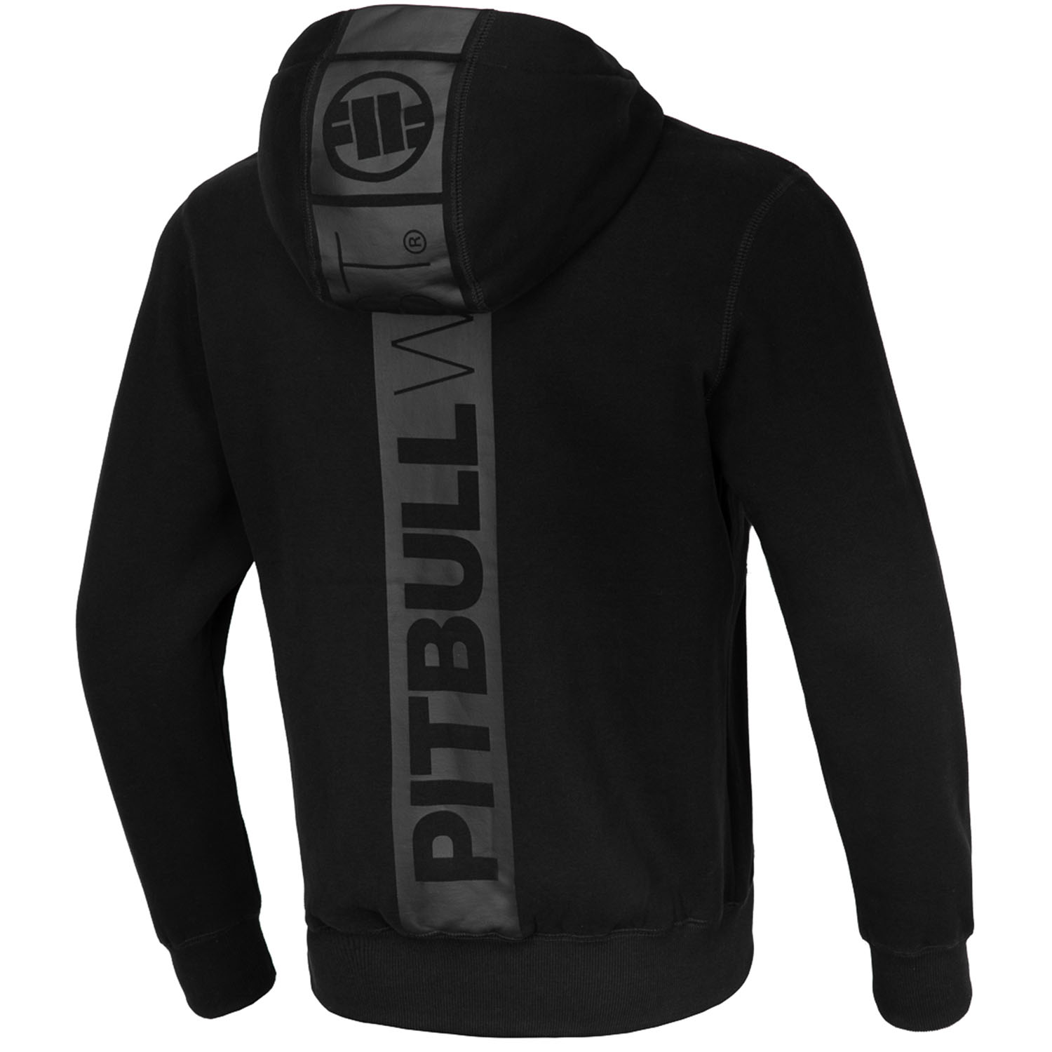 Pit Bull West Coast Zip Hoody, Hilltop, 22, black-black, XXL