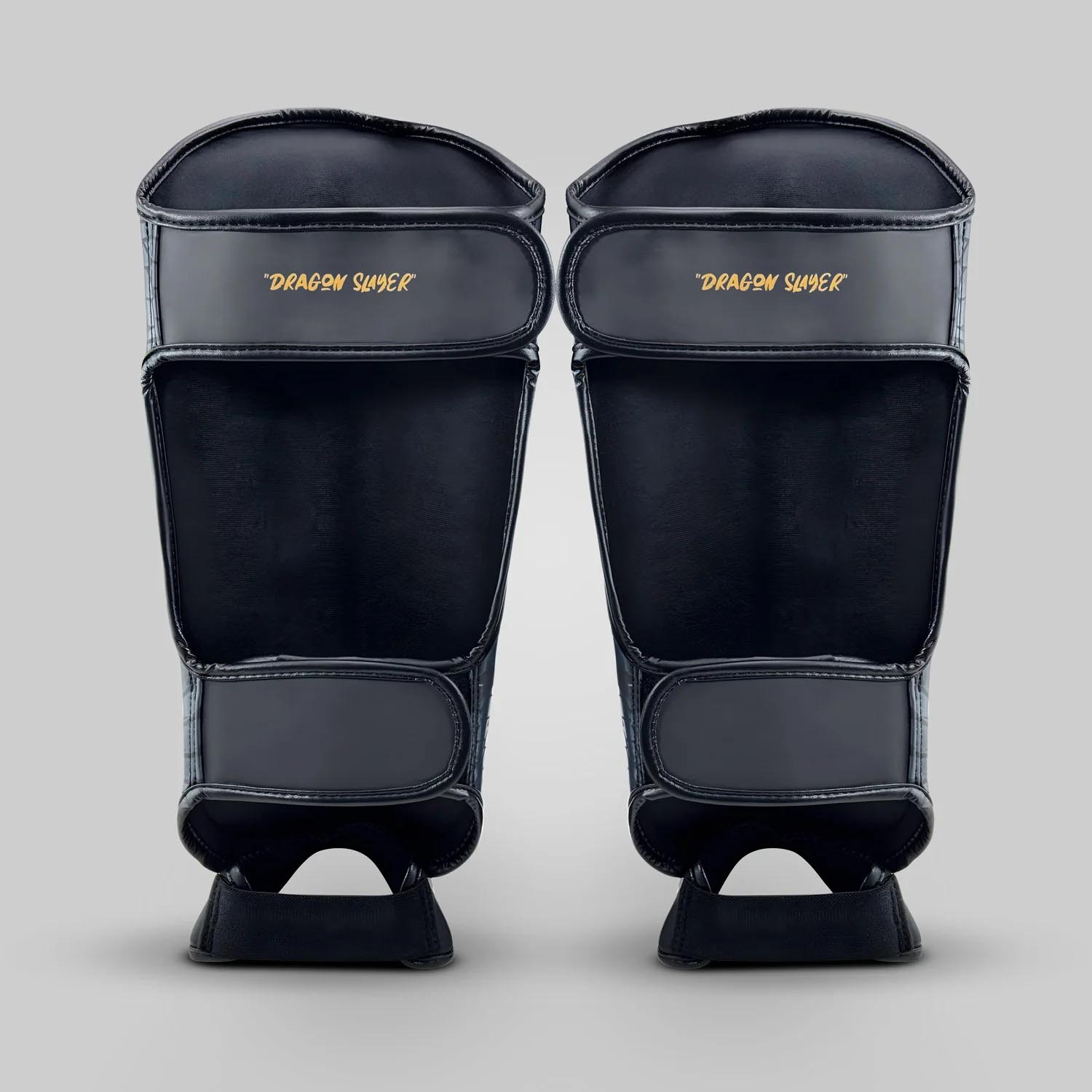 Fumetsu Shin Guards, Dragon Slayer, black-gold, XL