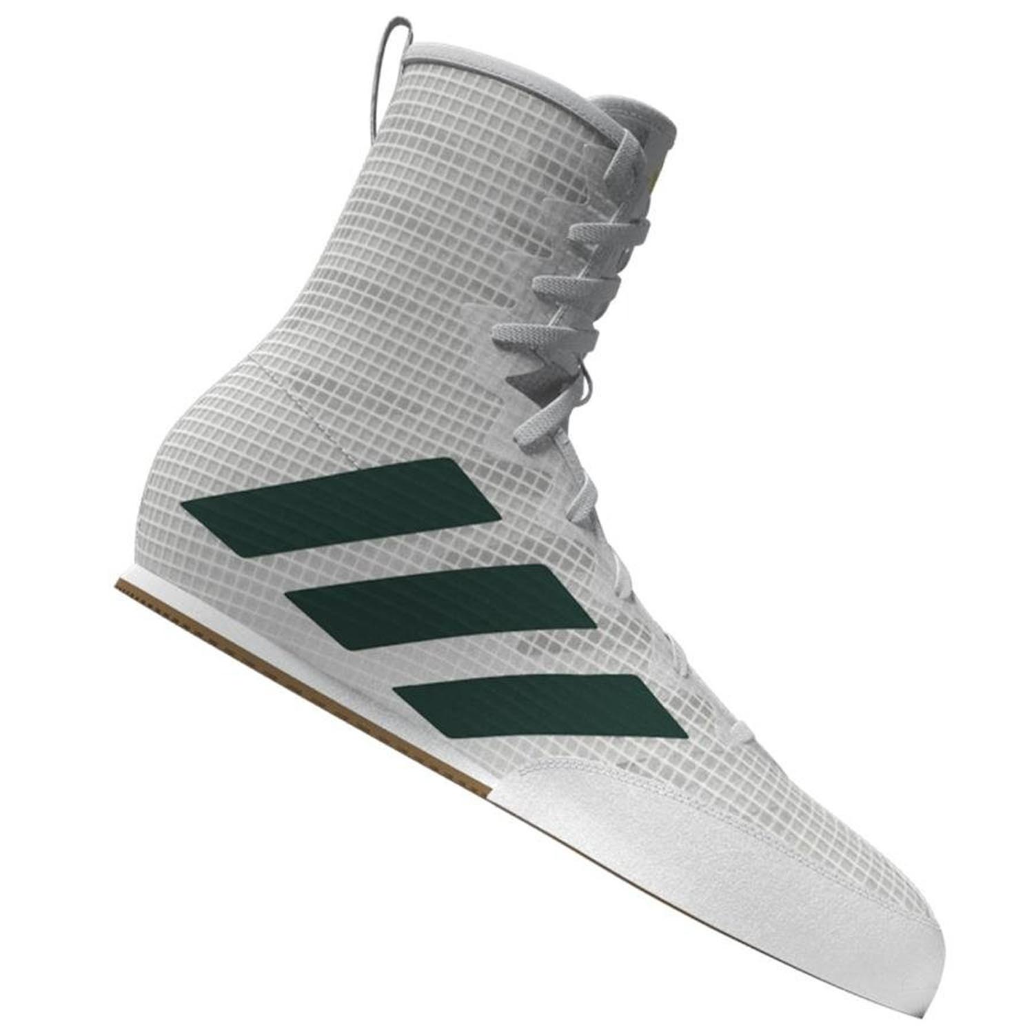 adidas Boxing Shoes, Box Hog 4, white-green, 47 ⅓ (UK 12)