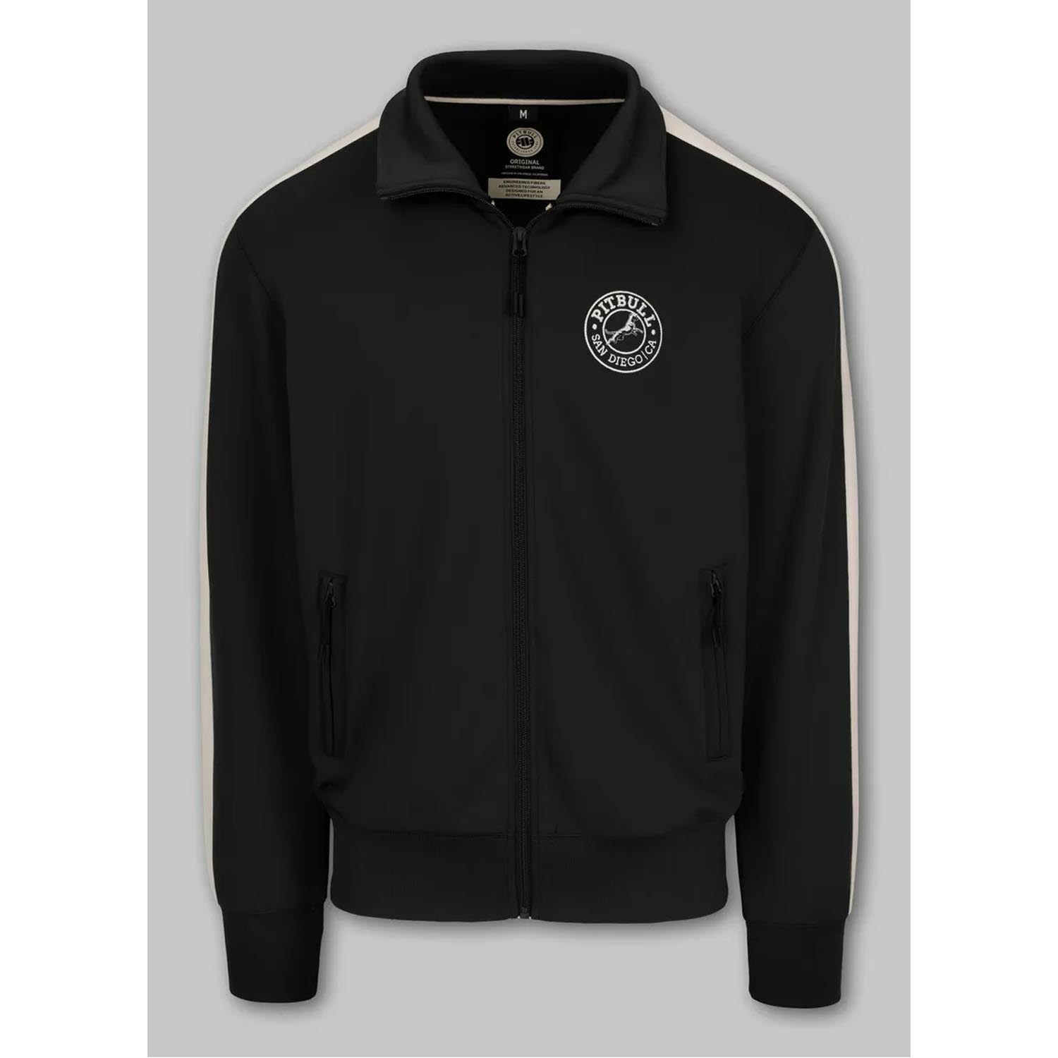 Pit Bull West Coast Trainingsjacke, San Diego, schwarz, S
