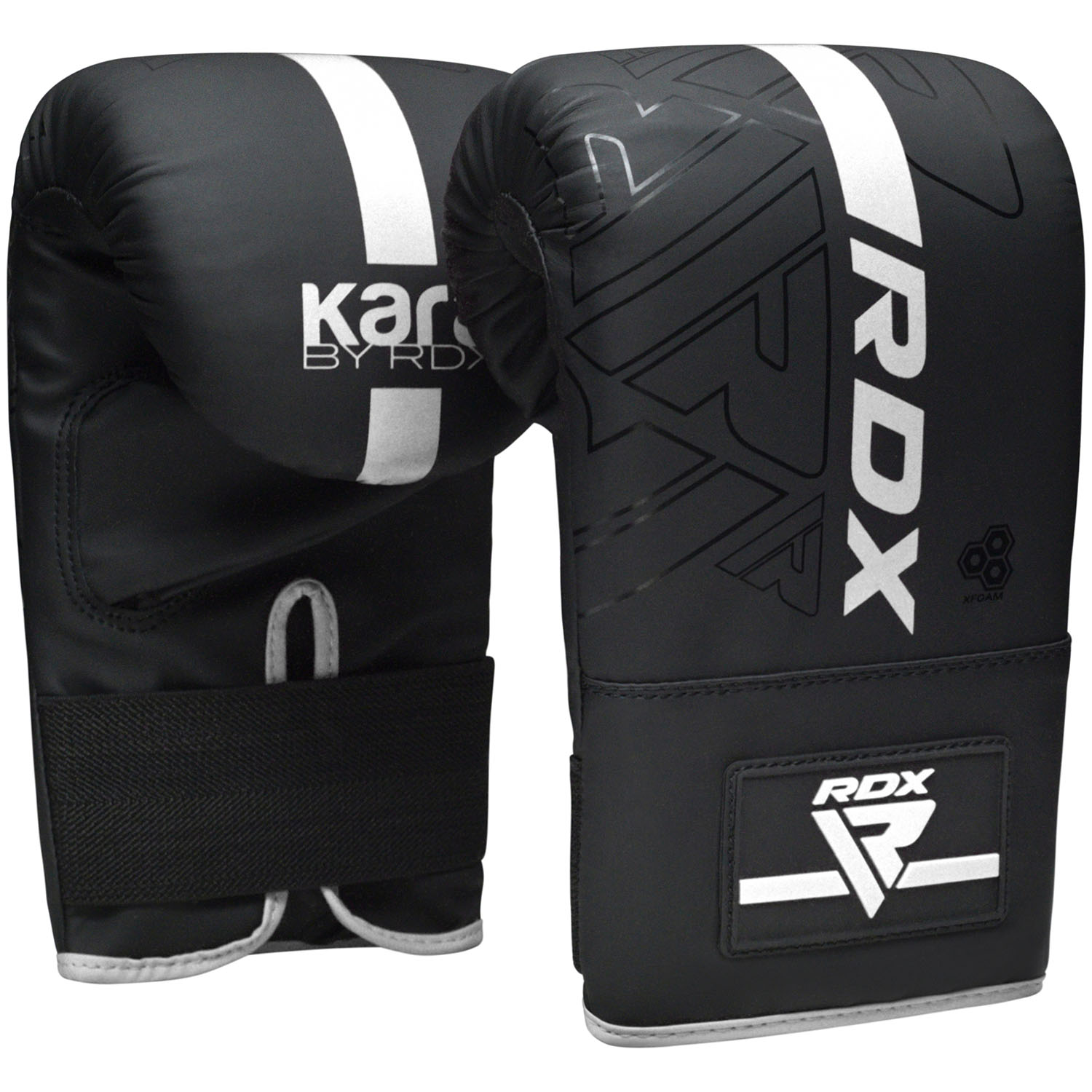 RDX Sand Bag Boxing Gloves, Kara Series F6, black-white