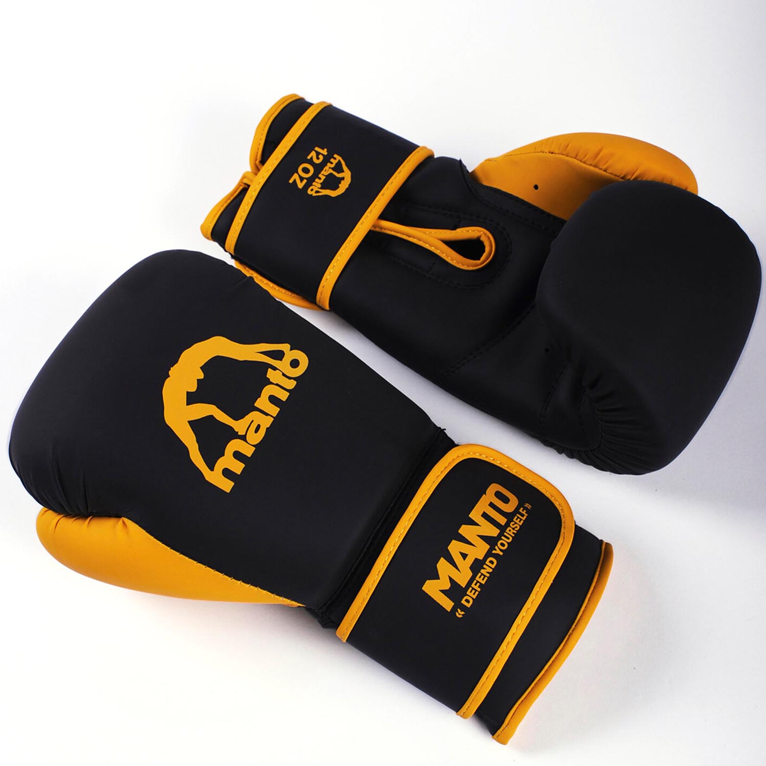 MANTO Boxhandschuhe, Essential, schwarz-orange, 10 Oz