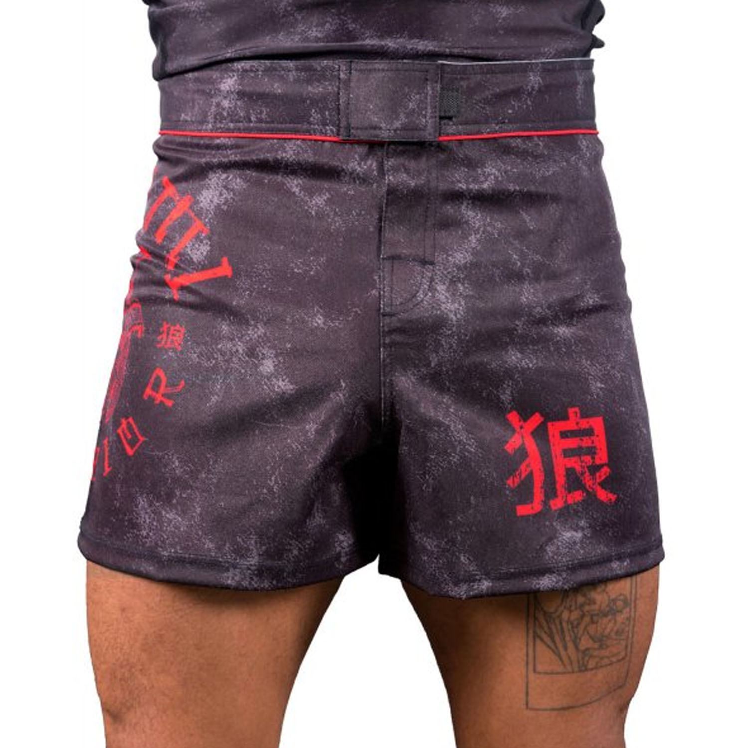 OKAMI MMA Fight Shorts, Warrior, black, S
