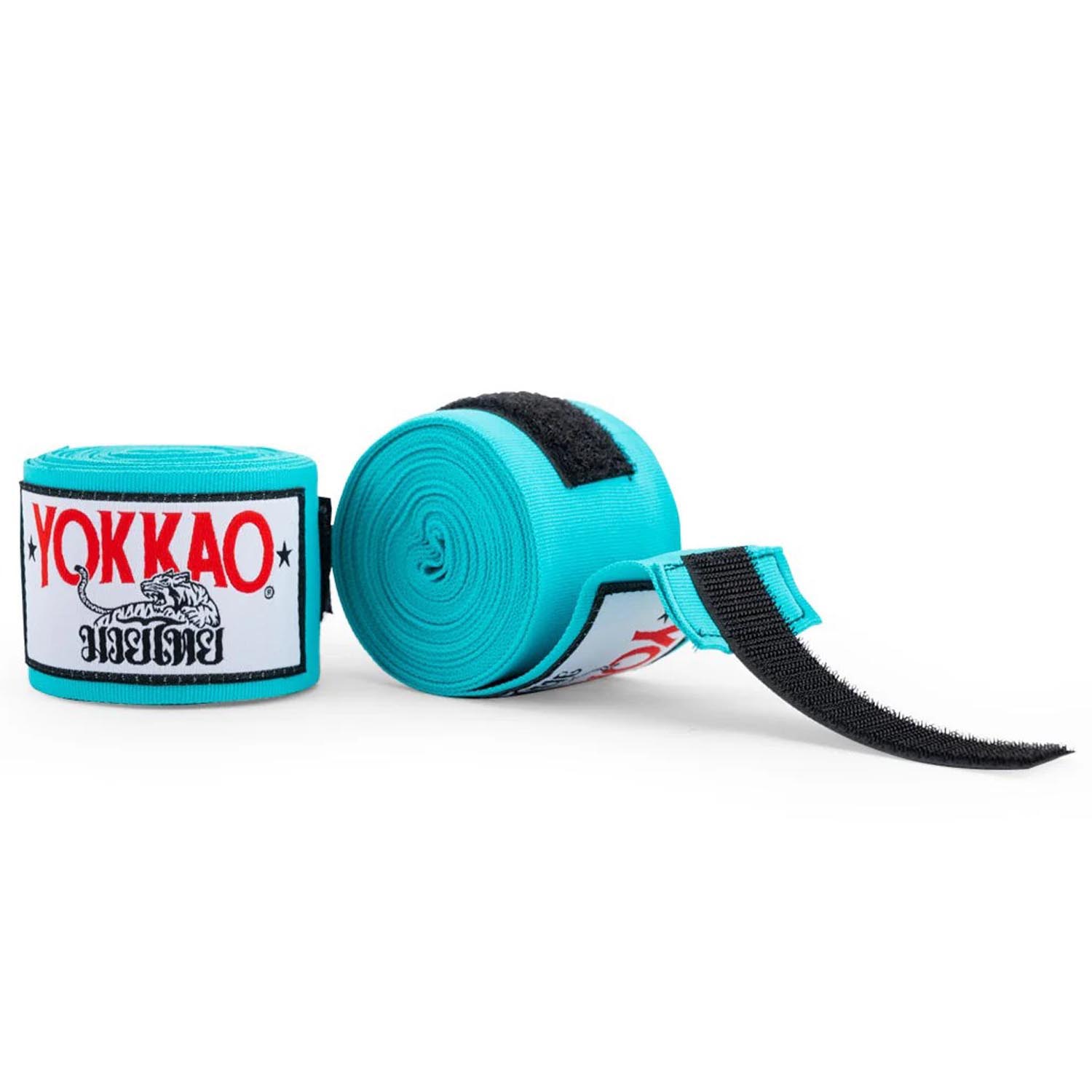 YOKKAO Handwraps, semi-elastic, 4 m, turquoise