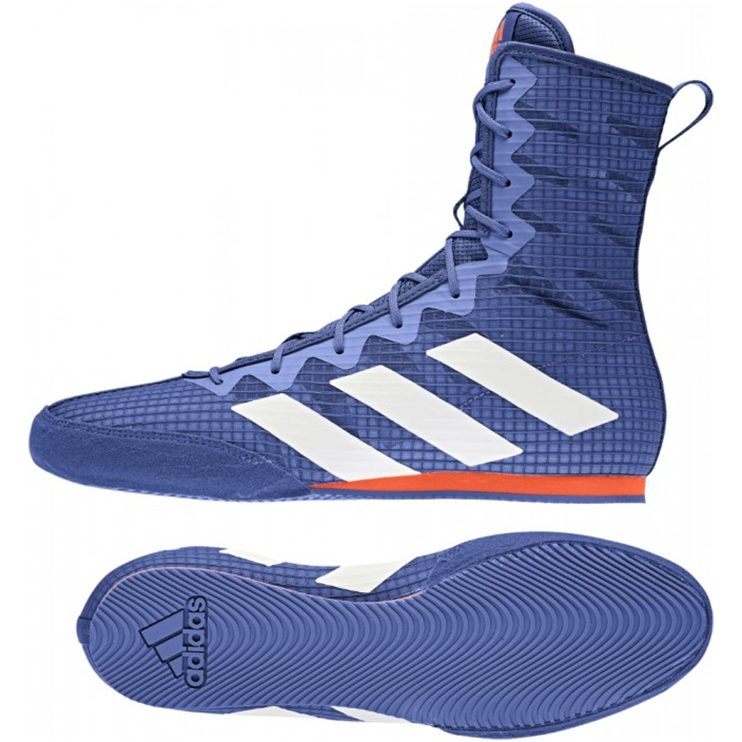 adidas Boxschuhe, Box Hog 4, blau, 39 ⅓ (UK 6)