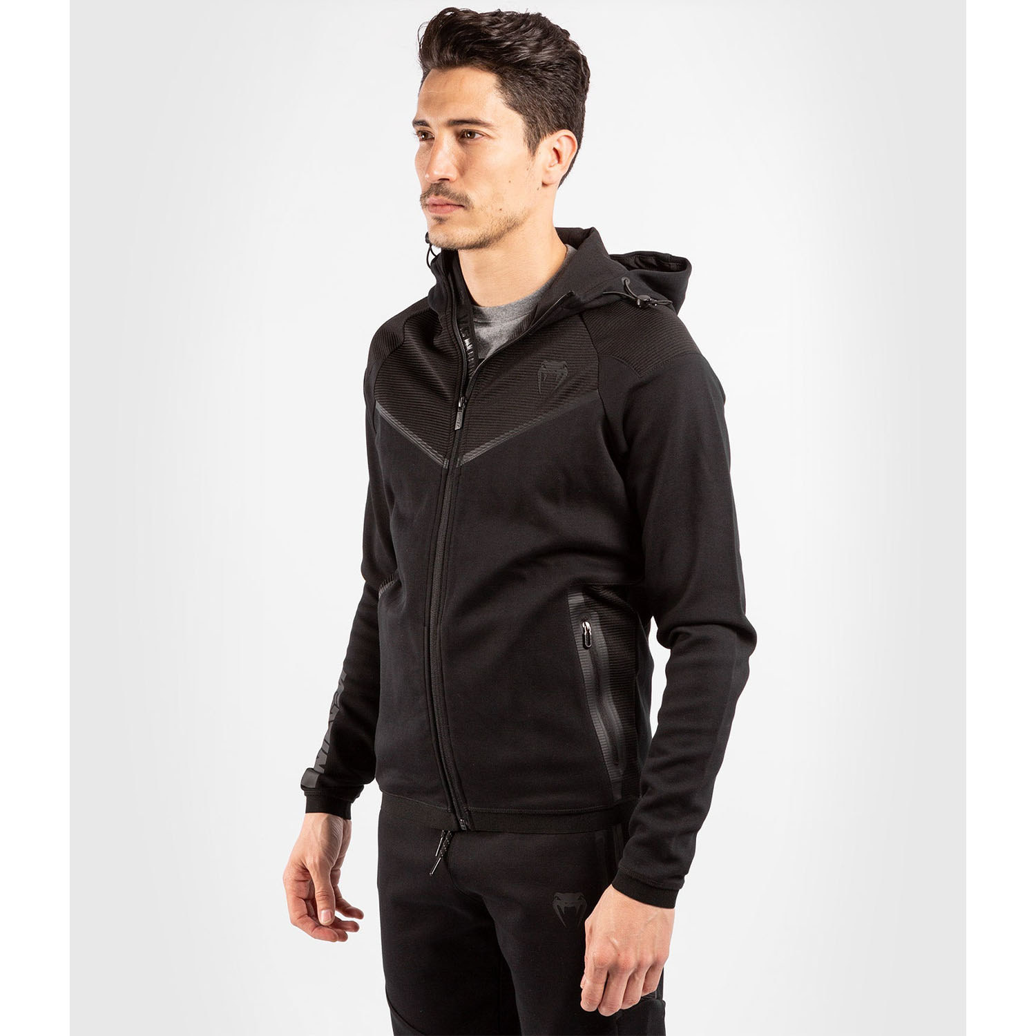 VENUM Zip Hoody, Laser Evo 2.0, schwarz-schwarz, L