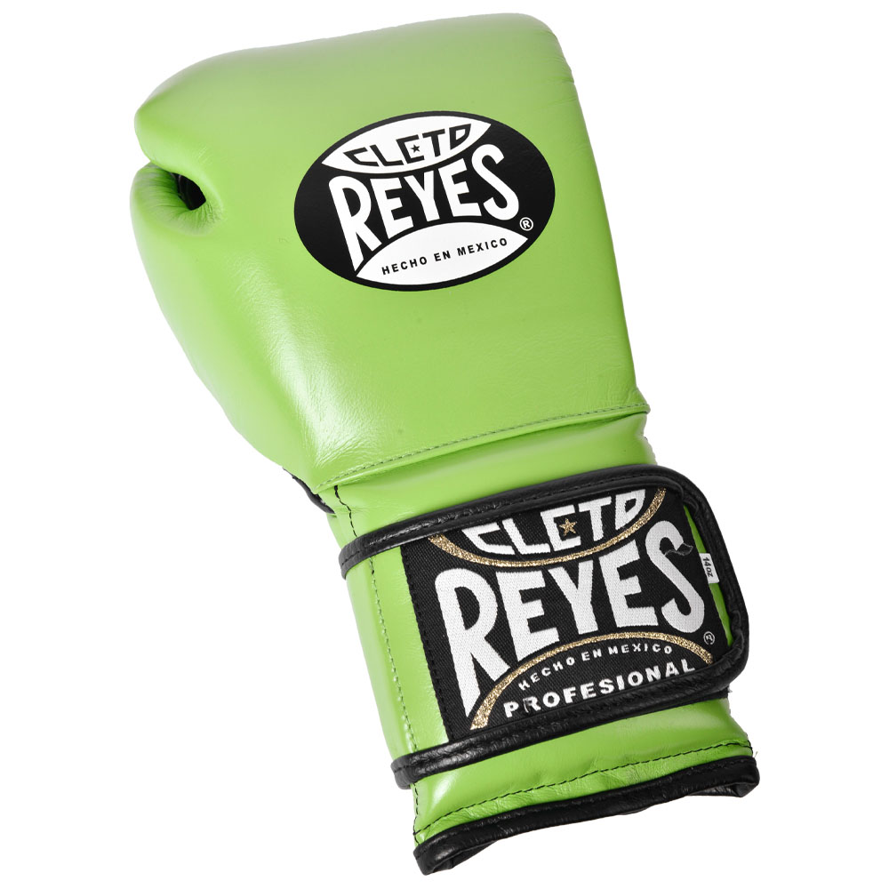 Cleto Reyes Boxhandschuhe, Klett Sparring, grün, 16 Oz