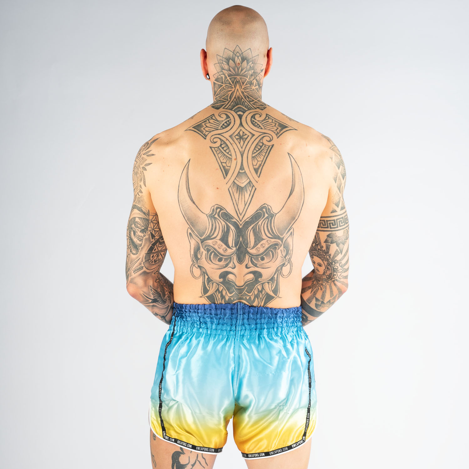 8 WEAPONS Muay Thai Shorts, Vivo Sunrise, XL