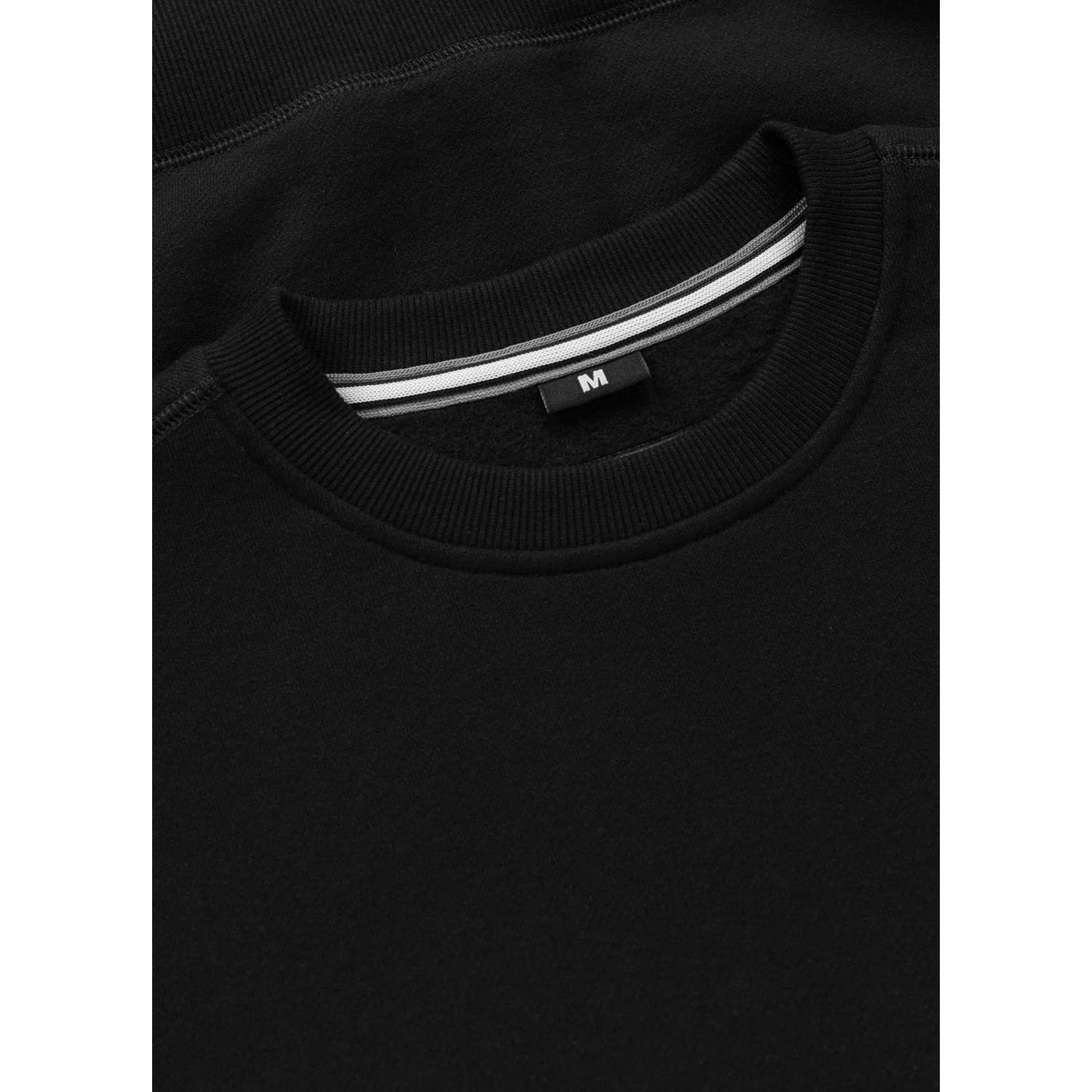 Pit Bull West Coast Crewneck, Small Logo, black, XXXL