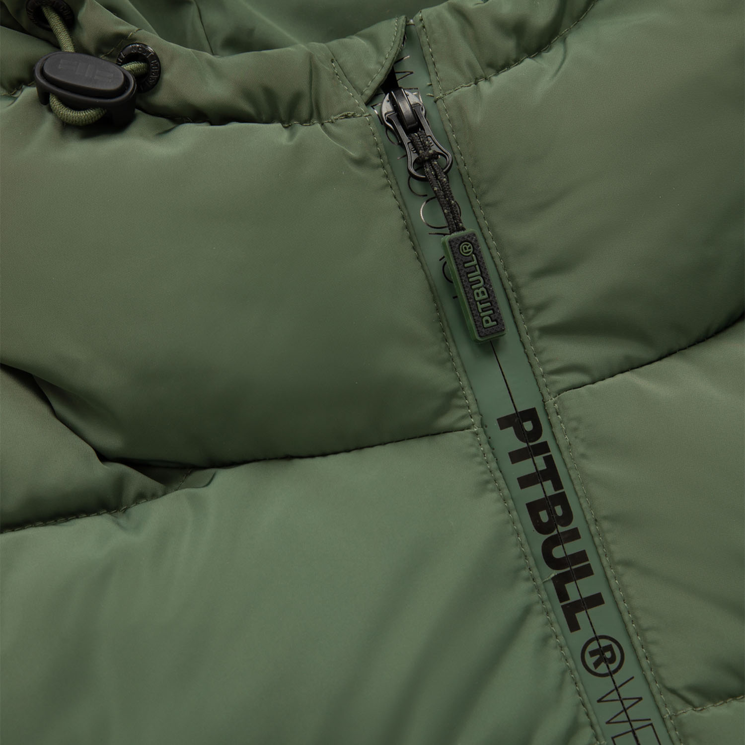 Pit Bull West Coast Jacke, Padded Hooded Airway 4, olive S