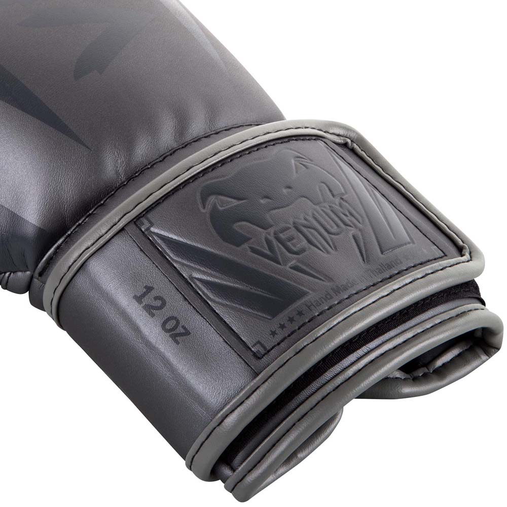 VENUM Boxing Gloves, Elite, gray-gray, 12 Oz