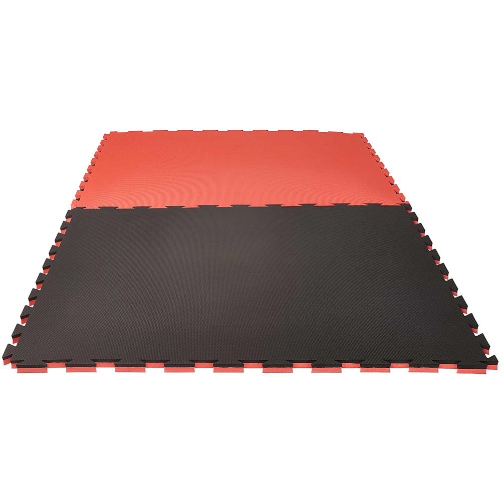 Ju-Sports Pzl-Mat, Pro Grappling Cross, black-red, 2 cm