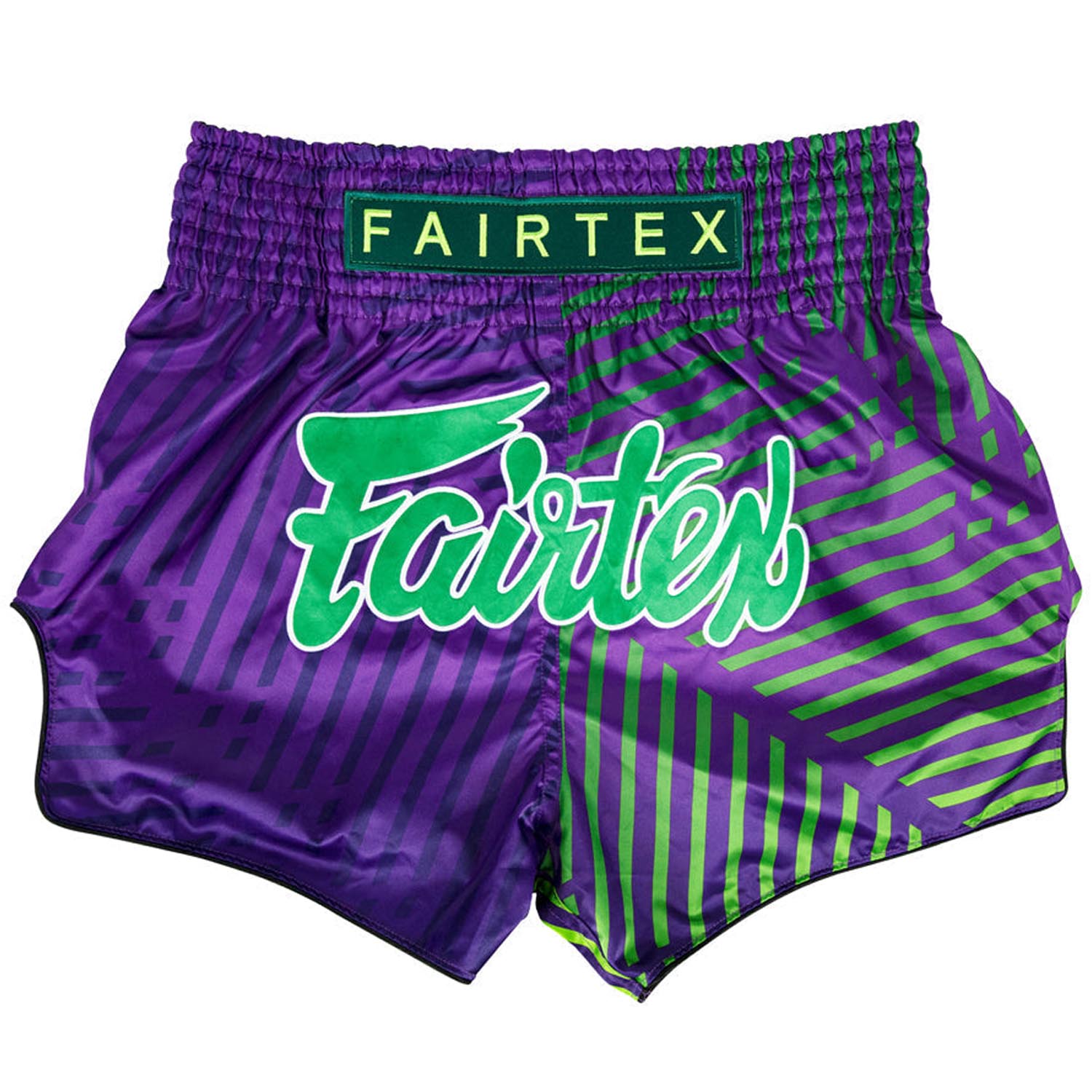 Fairtex Muay Thai Shorts, BS1922, Racer, purple-green, XXL