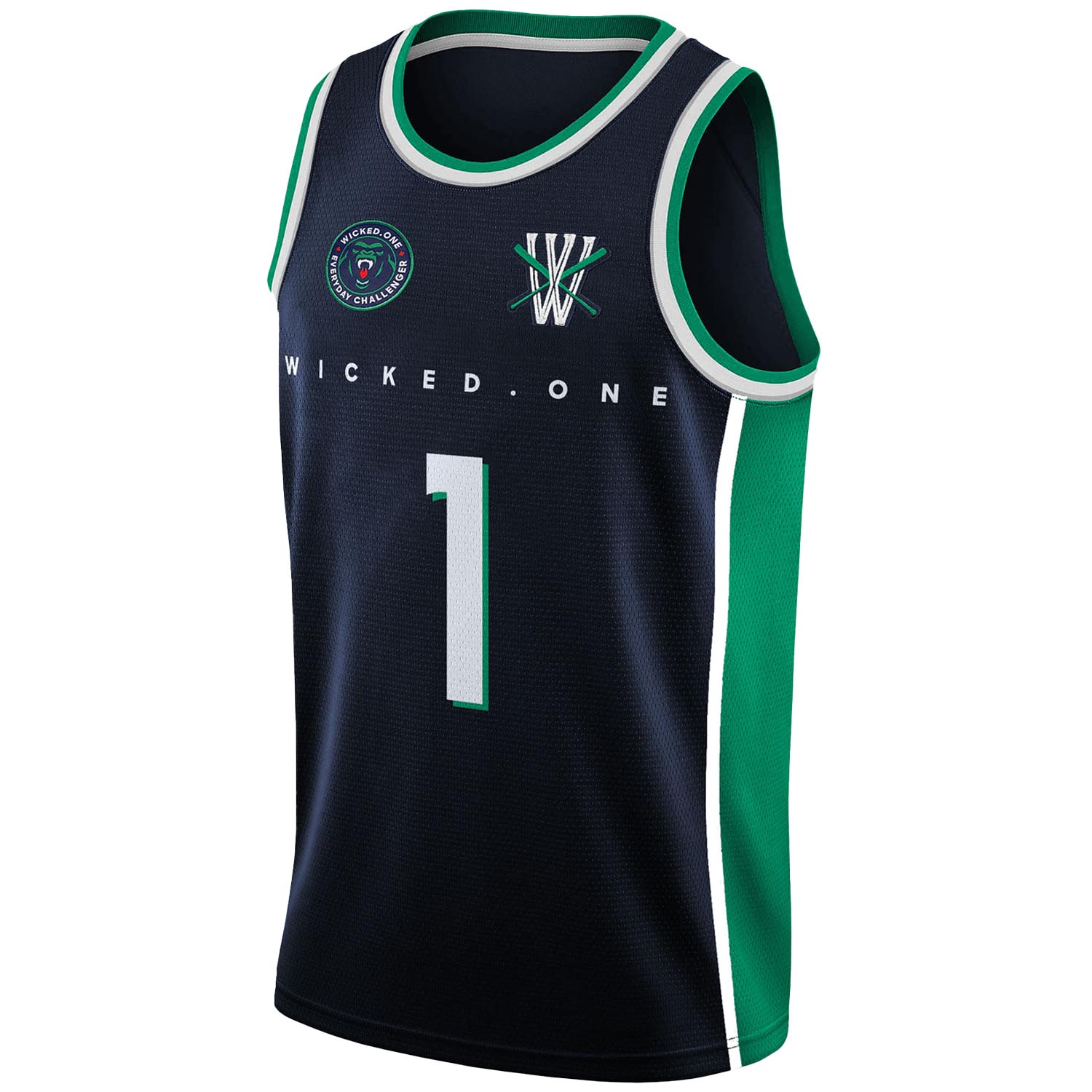 Wicked One Tank Top, Whaks, navy-green, XL