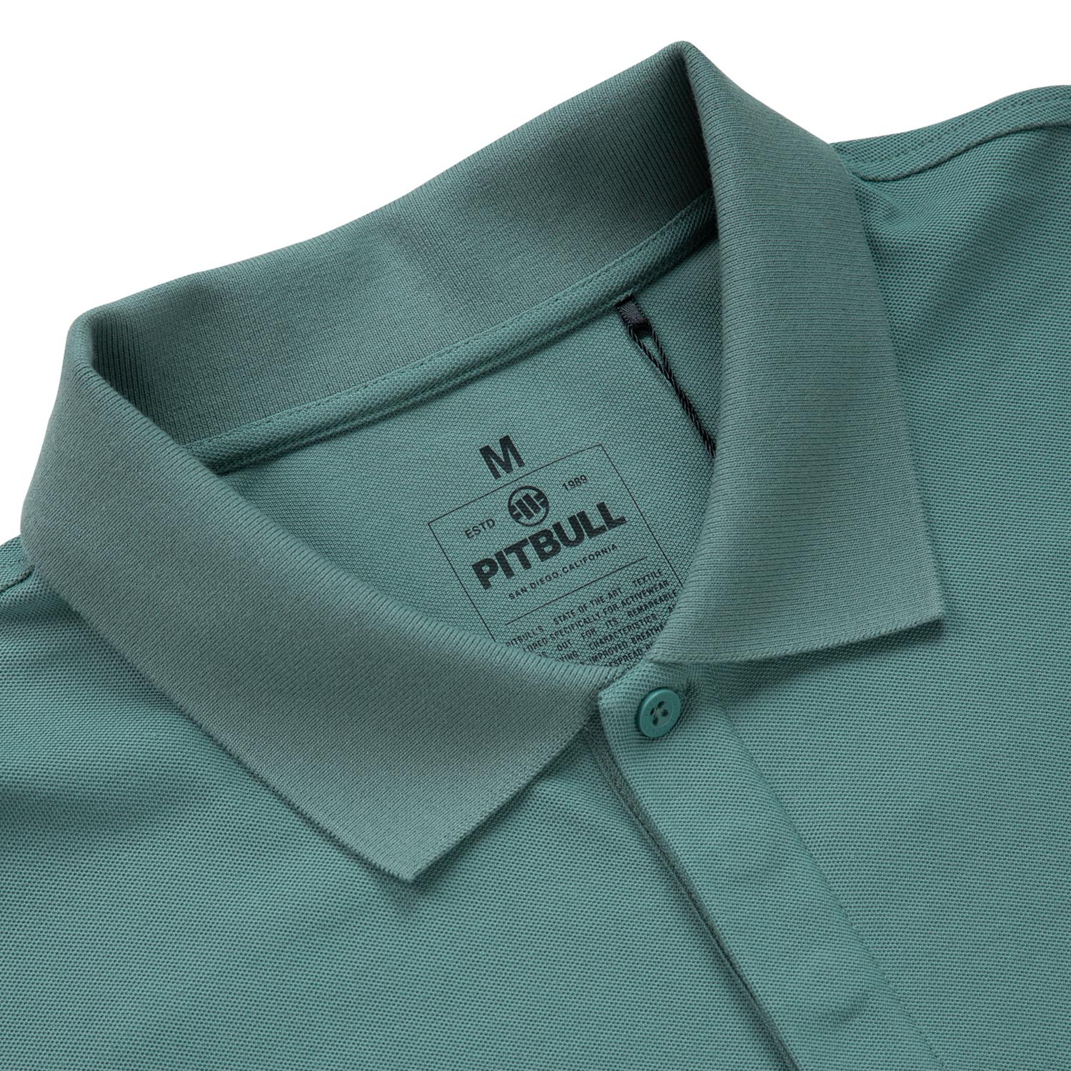 Pit Bull West Coast Polo T-Shirt, Coolmax Rockey, mint, S