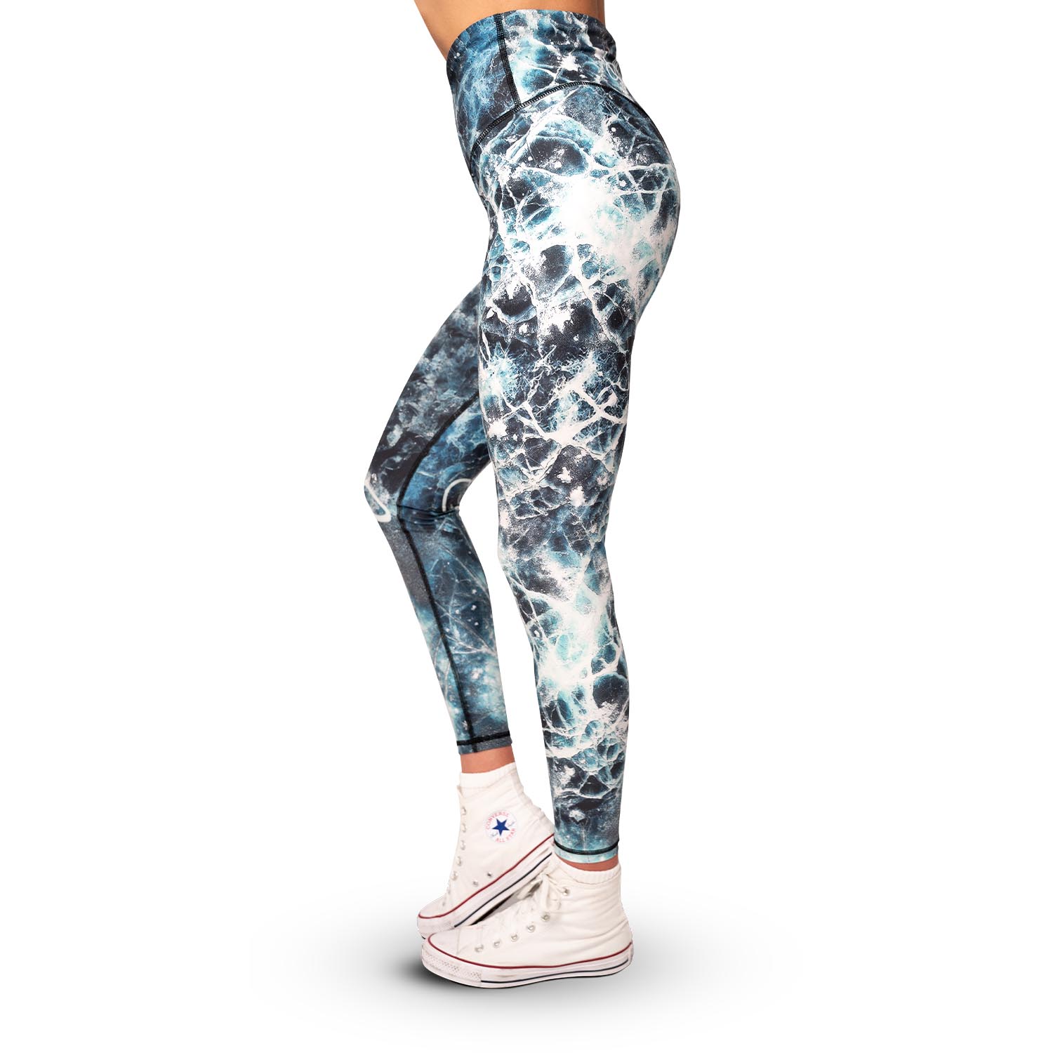 Anarchy Apparel Compression Leggings, Frosty, XL