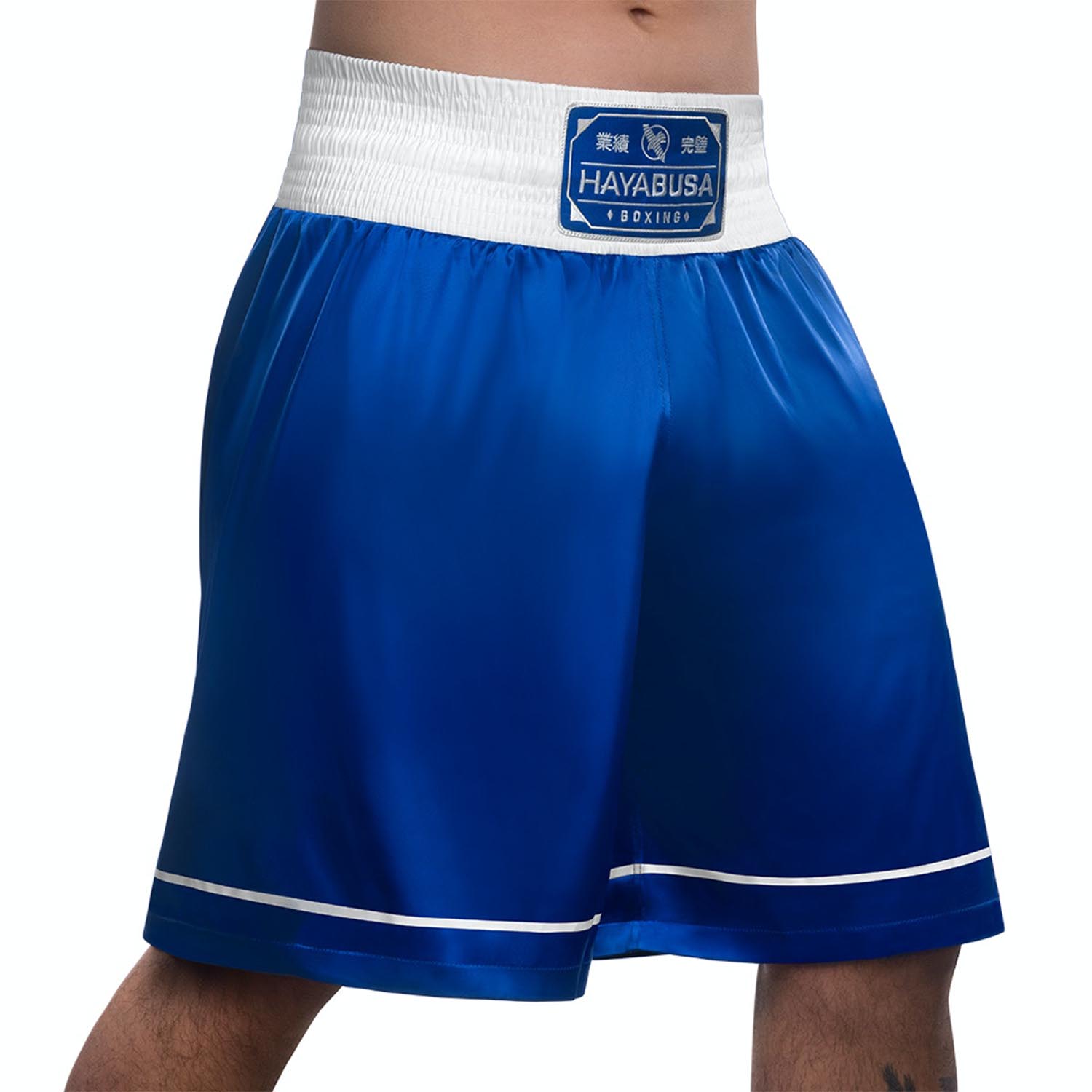 Hayabusa Boxing Shorts, Pro, blue, XXL