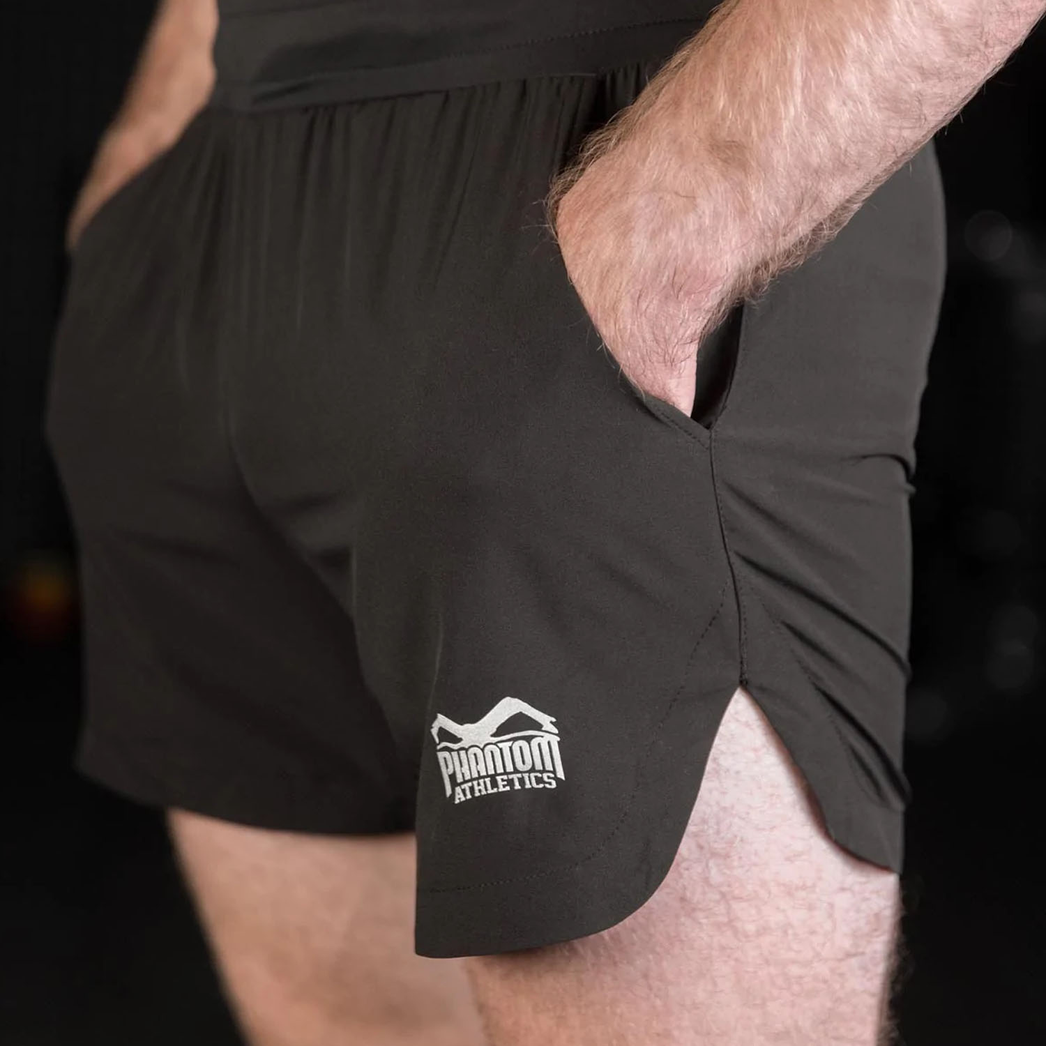 Phantom Athletics Fitness Shorts Laser ONE, schwarz, S
