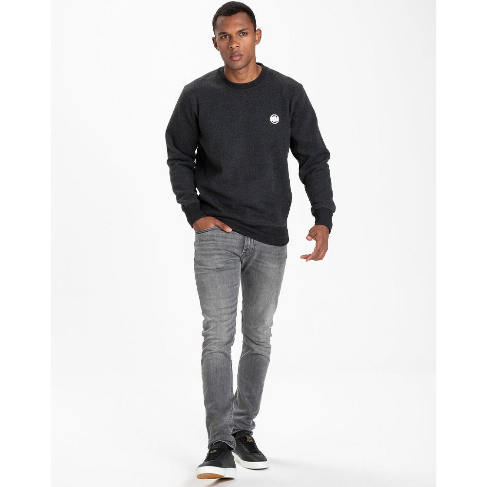 Pit Bull West Coast Pullover, Small Logo, dark-grey, S