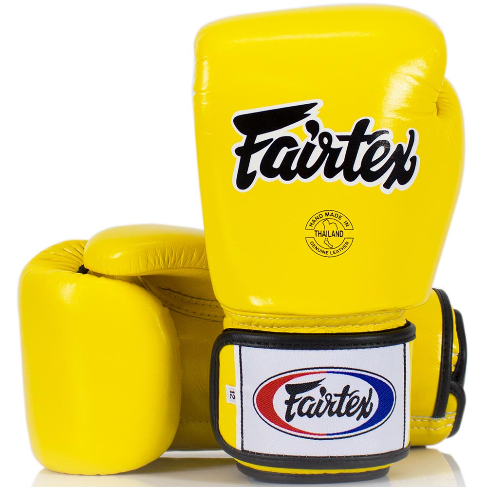 Fairtex Boxing Gloves, BGV1, yellow, 14 Oz