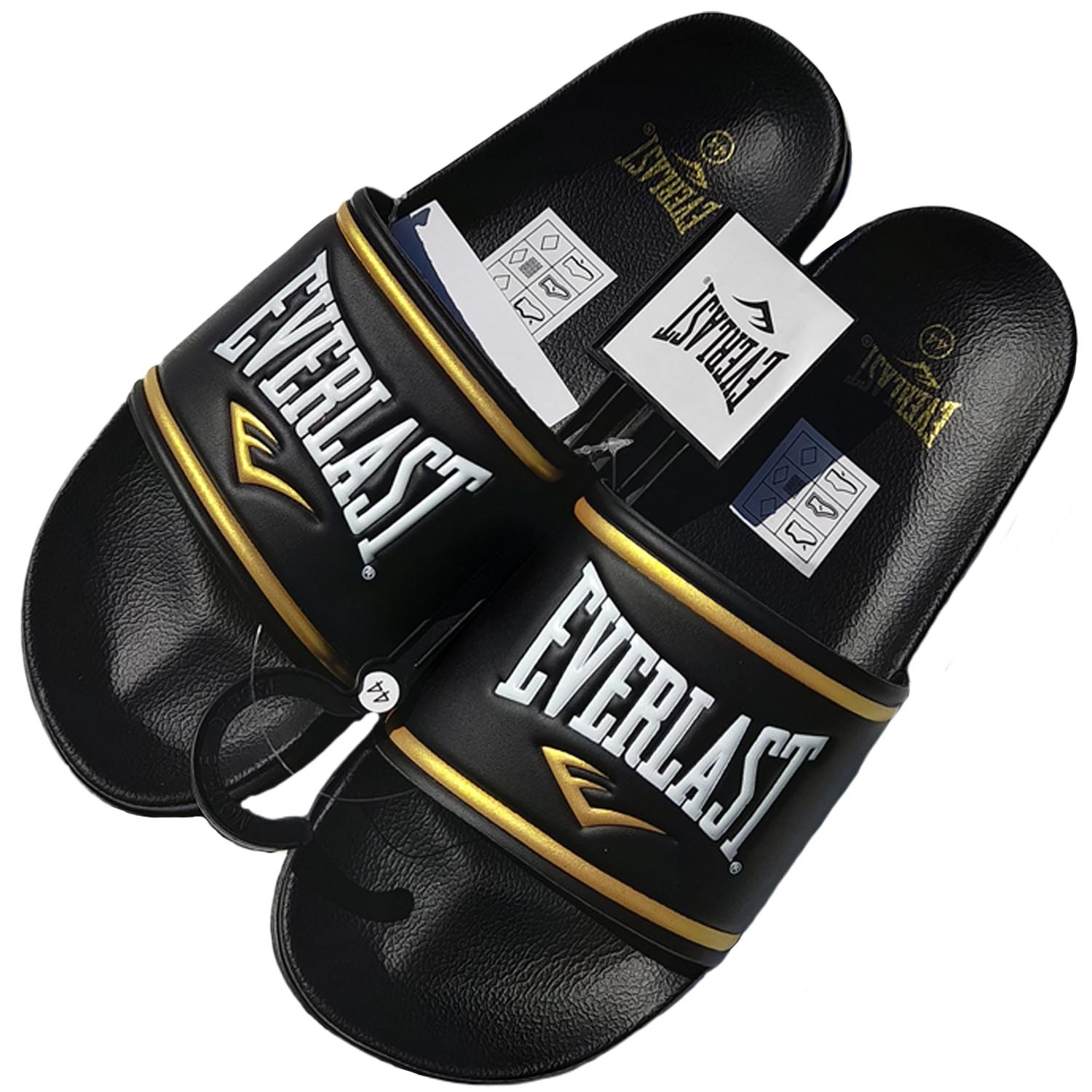 Everlast Bathing Sandals, Side, black-gold, 42