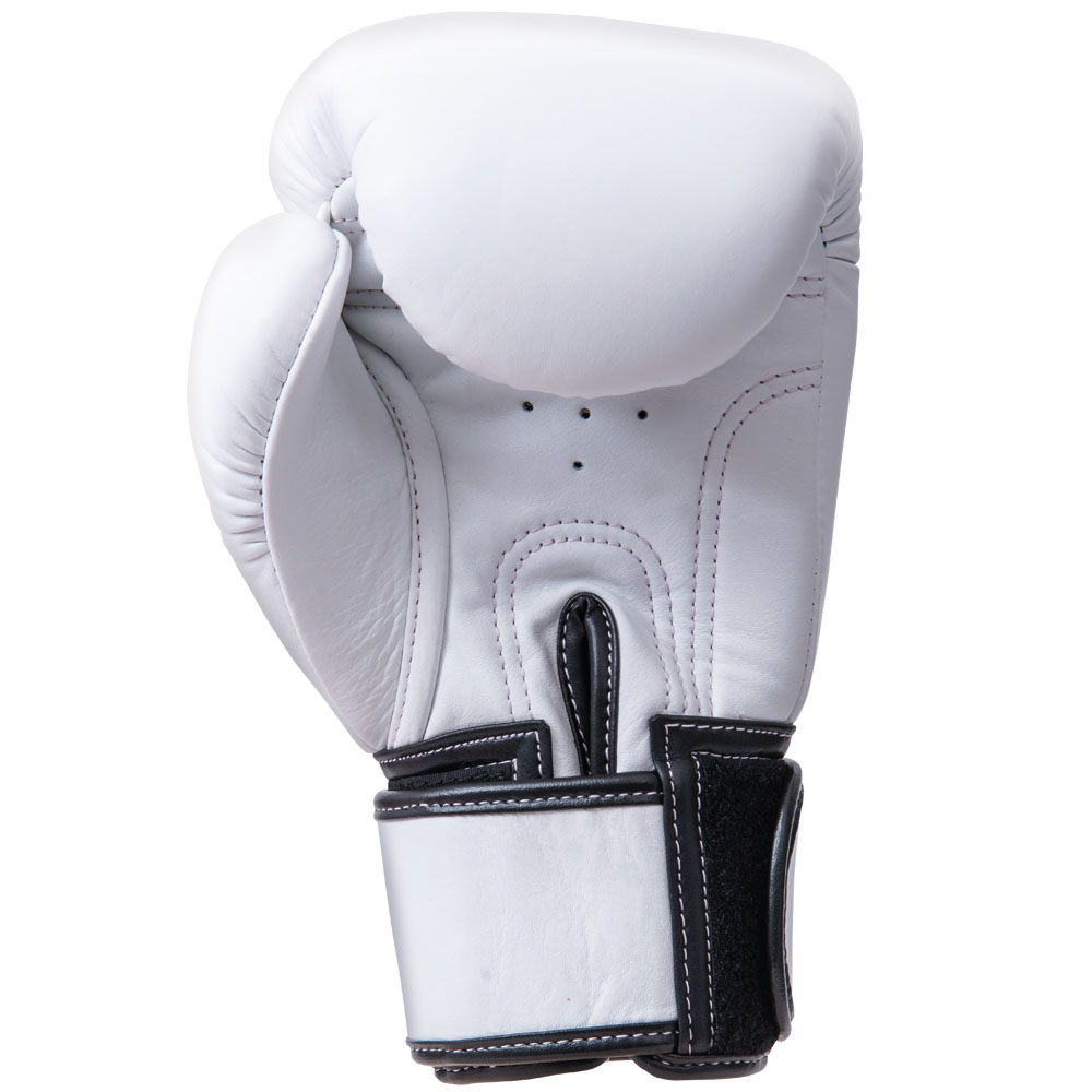 8 WEAPONS Boxing Gloves, BIG 8 Premium, white, 12 Oz