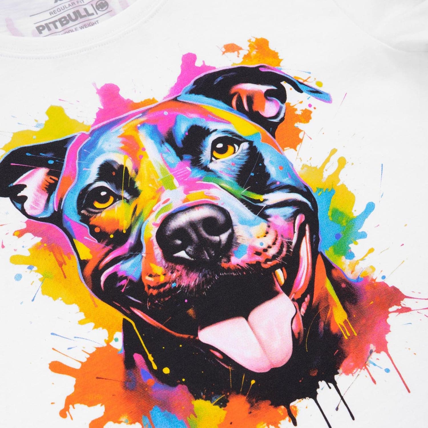 Pit Bull West Coast T-Shirt, Woman, Watercolor, white, S