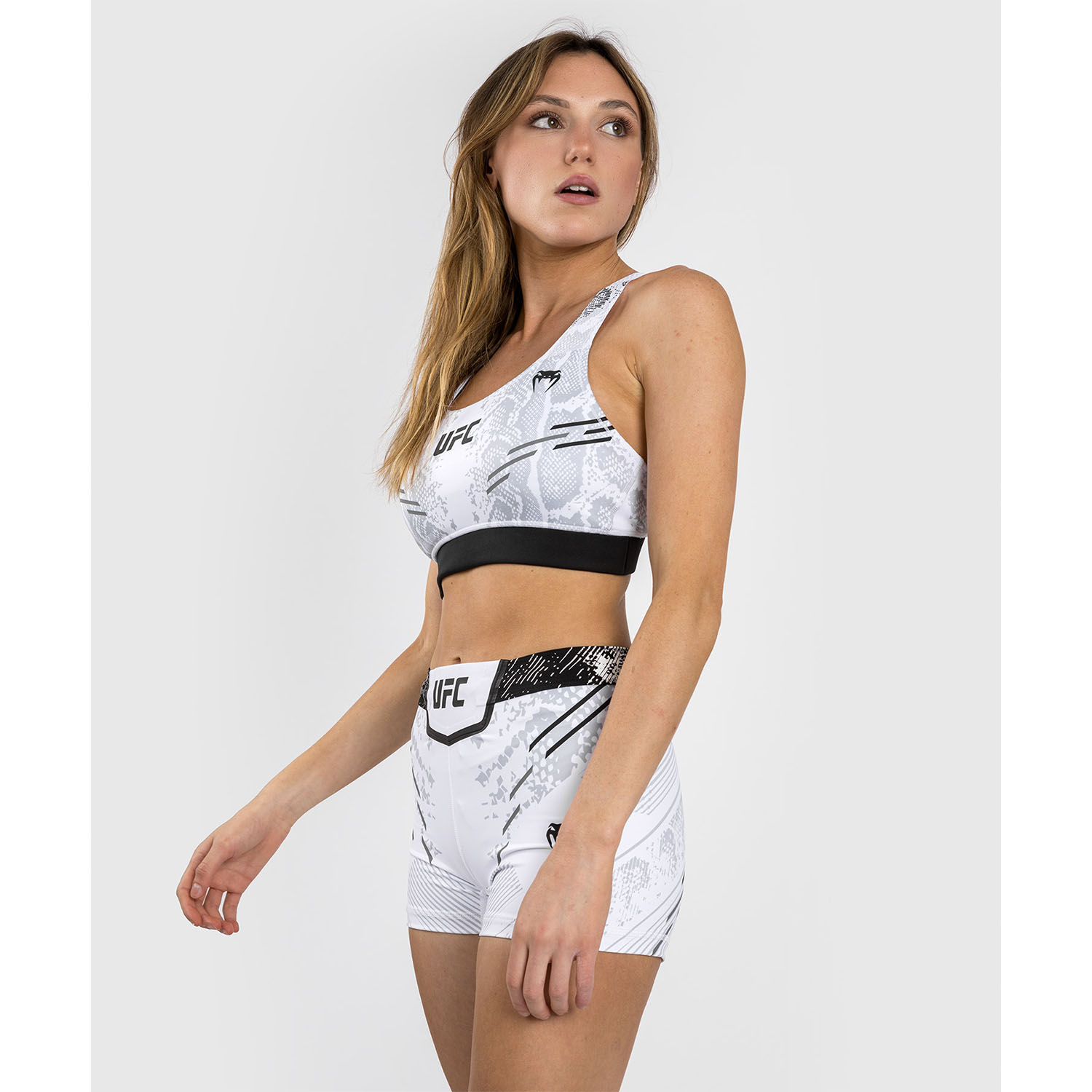 VENUM Sports Bra, Damen, UFC Fight Night, Adrenaline, weiß, XS