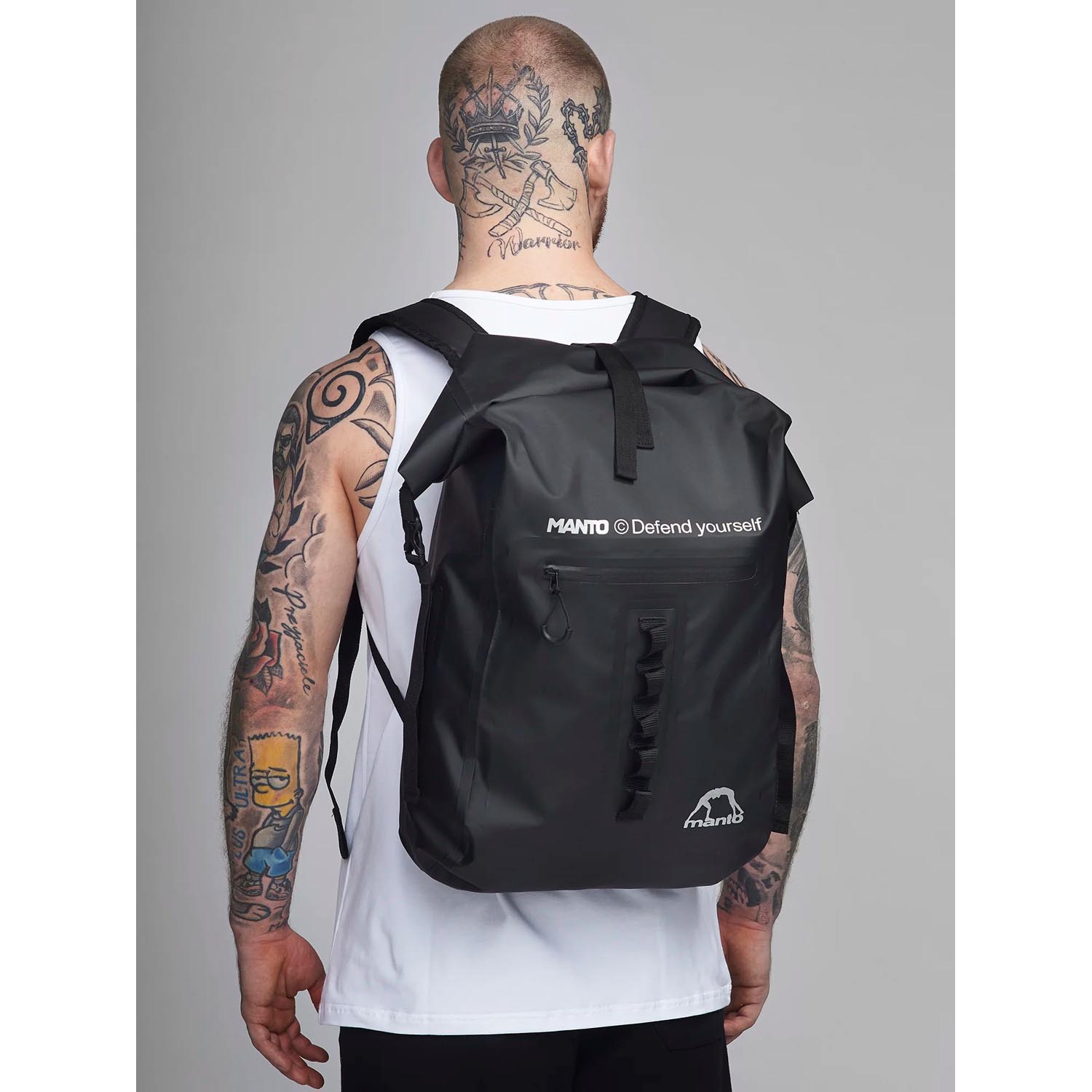MANTO Backpack, New York Reflectiv, black