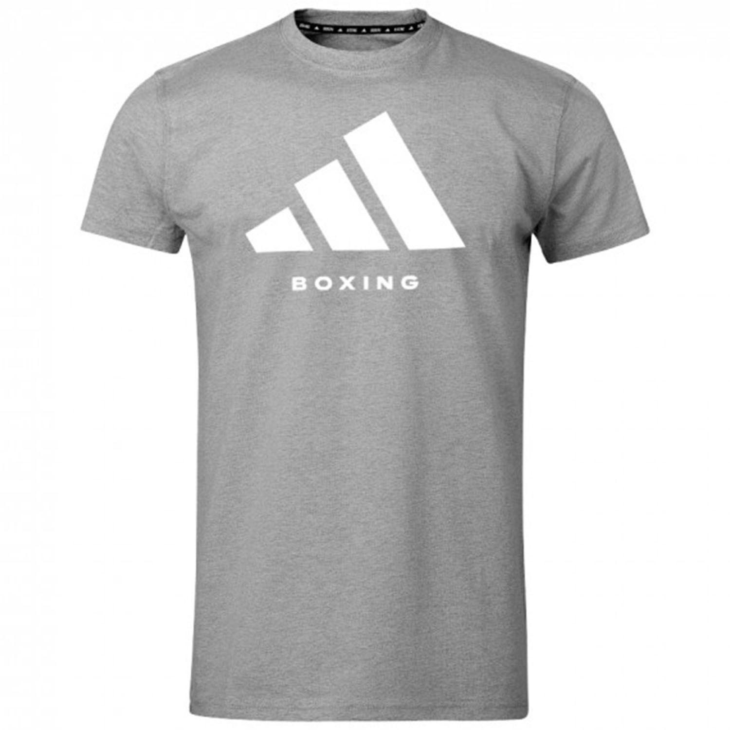 adidas T-Shirt, Community Boxing, grau, M