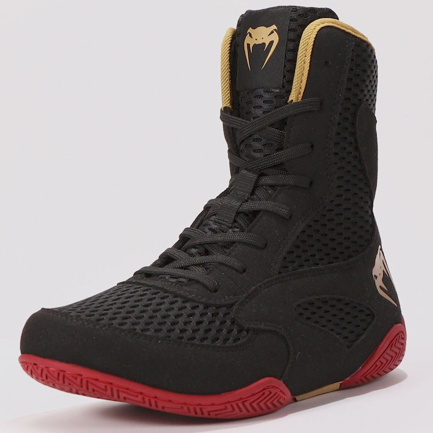VENUM Boxschuhe, Contender, schwarz-rot-gold, 42.5