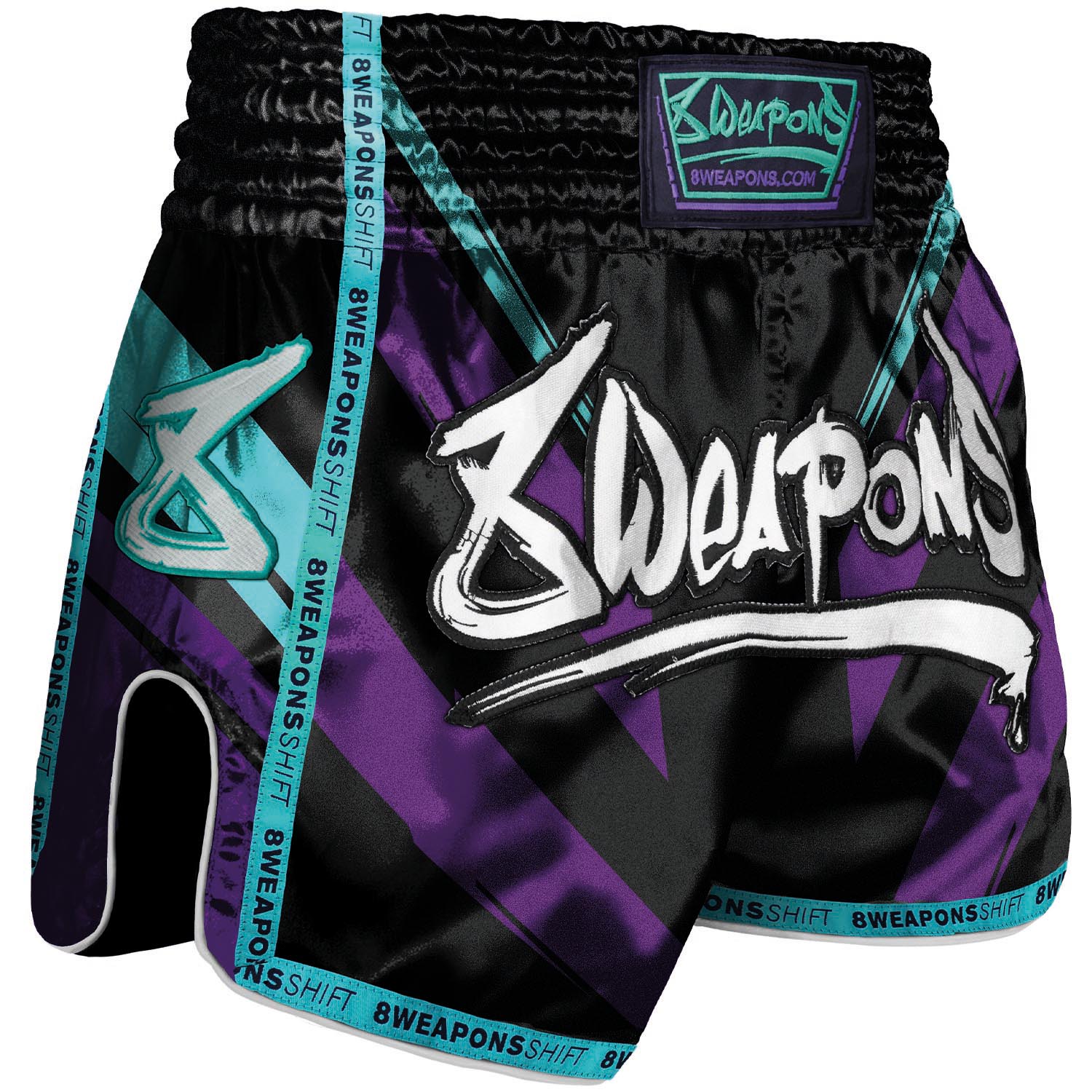 8 WEAPONS Muay Thai Shorts, Shift, cyber, XXL