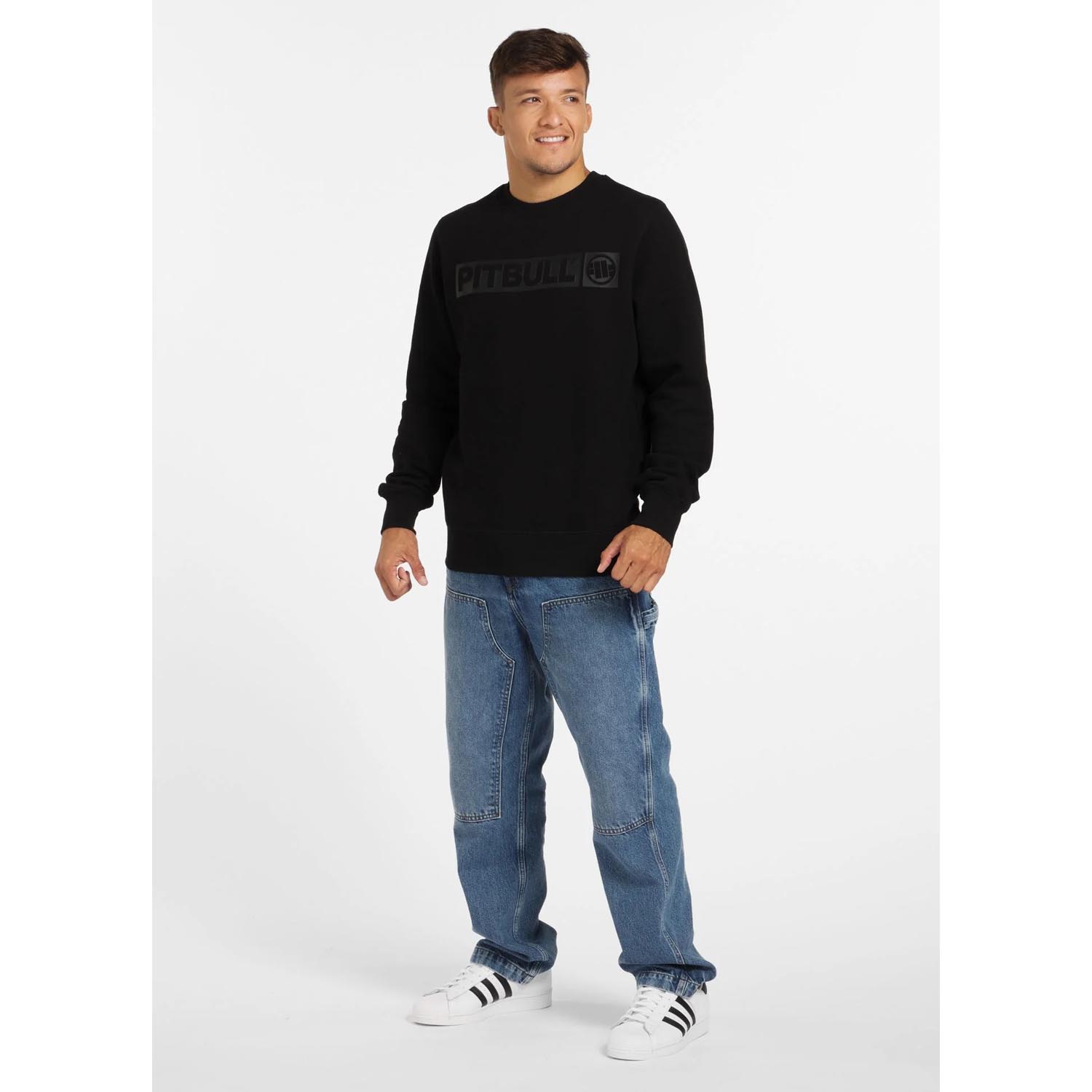 Pit Bull West Coast Crewneck, Hilltop, black, S