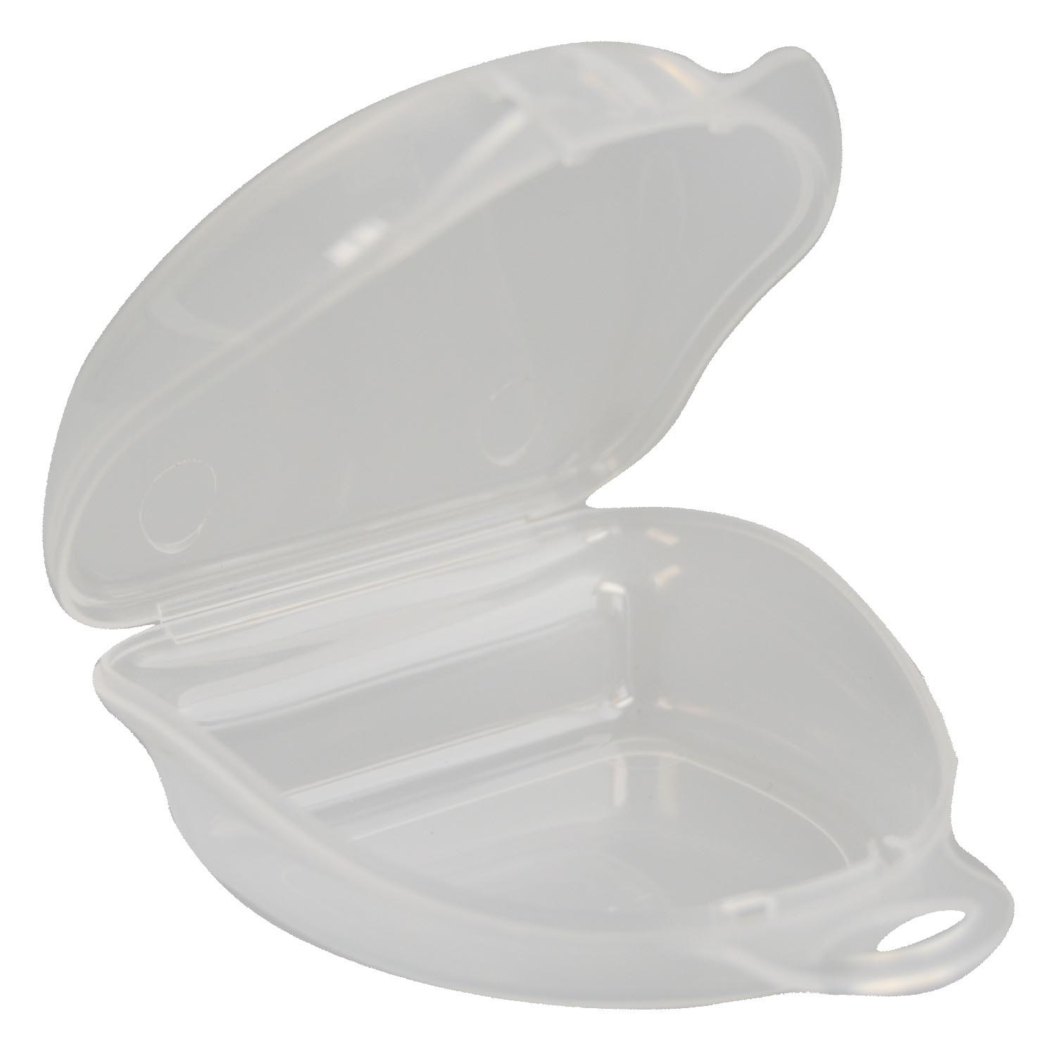 PX Mouth Guard Box, With Hook, transparent