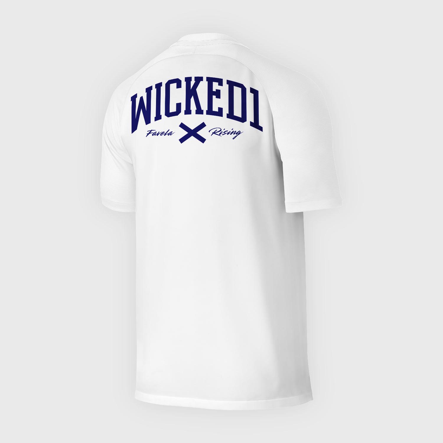 Wicked One Training Shirt, Favela, white-blue, XXL